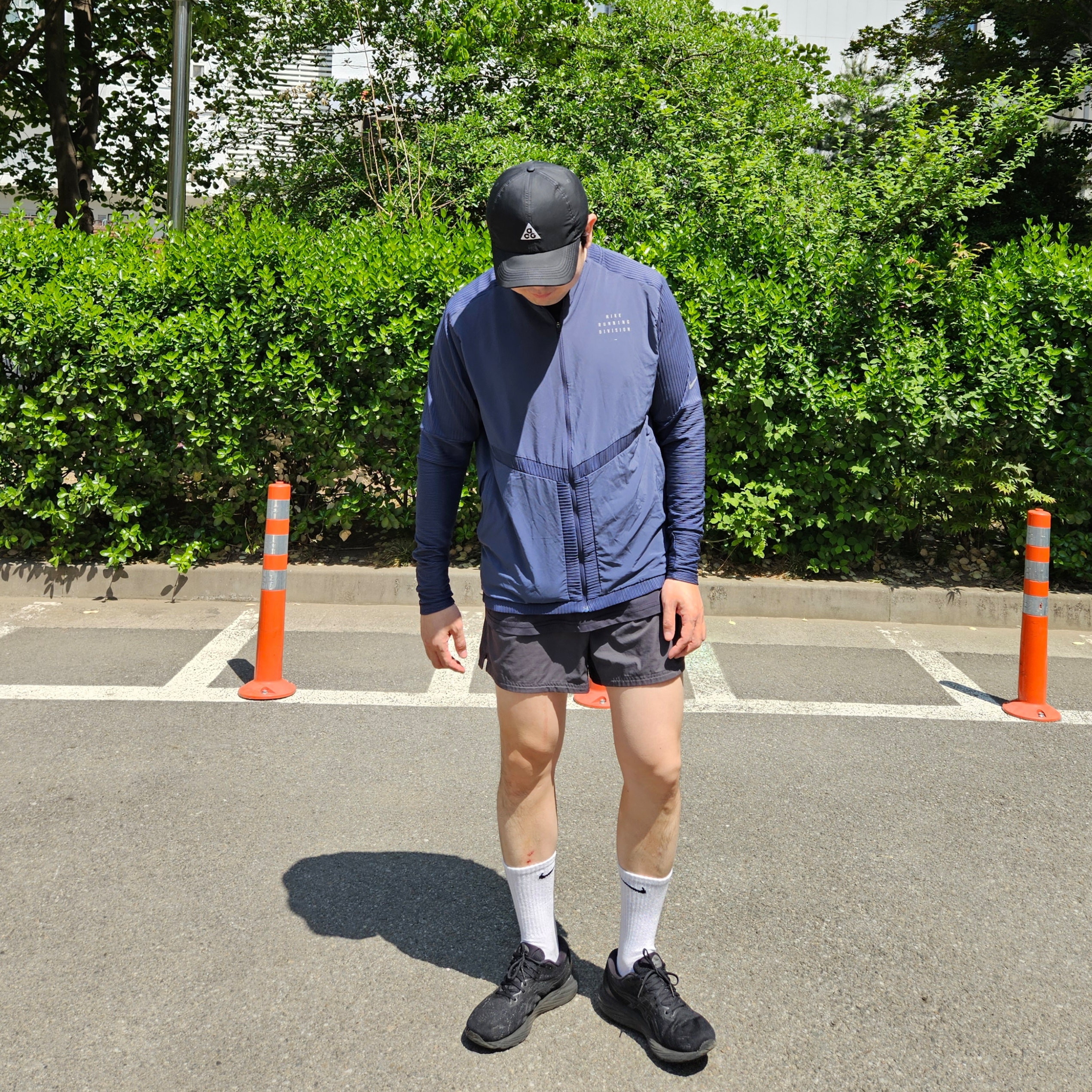 Nike ACG Trail Cap Black 착용 스타일