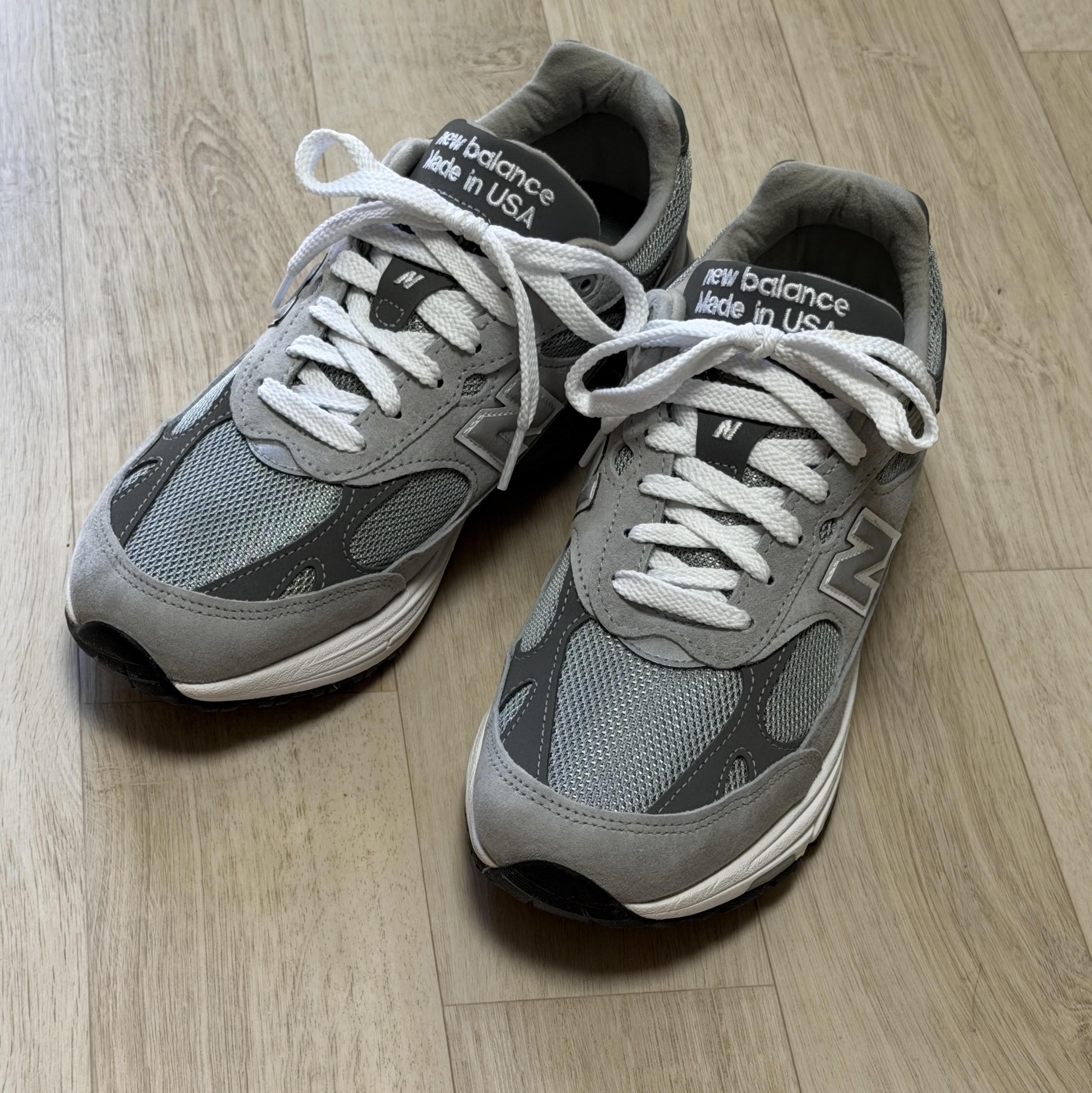 New Balance 993 Made in USA Grey - D Standard 착용 스타일