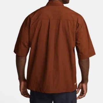 Nike ACG Orb Weaver UV Repel Short Sleeve Shirt Cinnamon Picante Red - Asia 착용 스타일