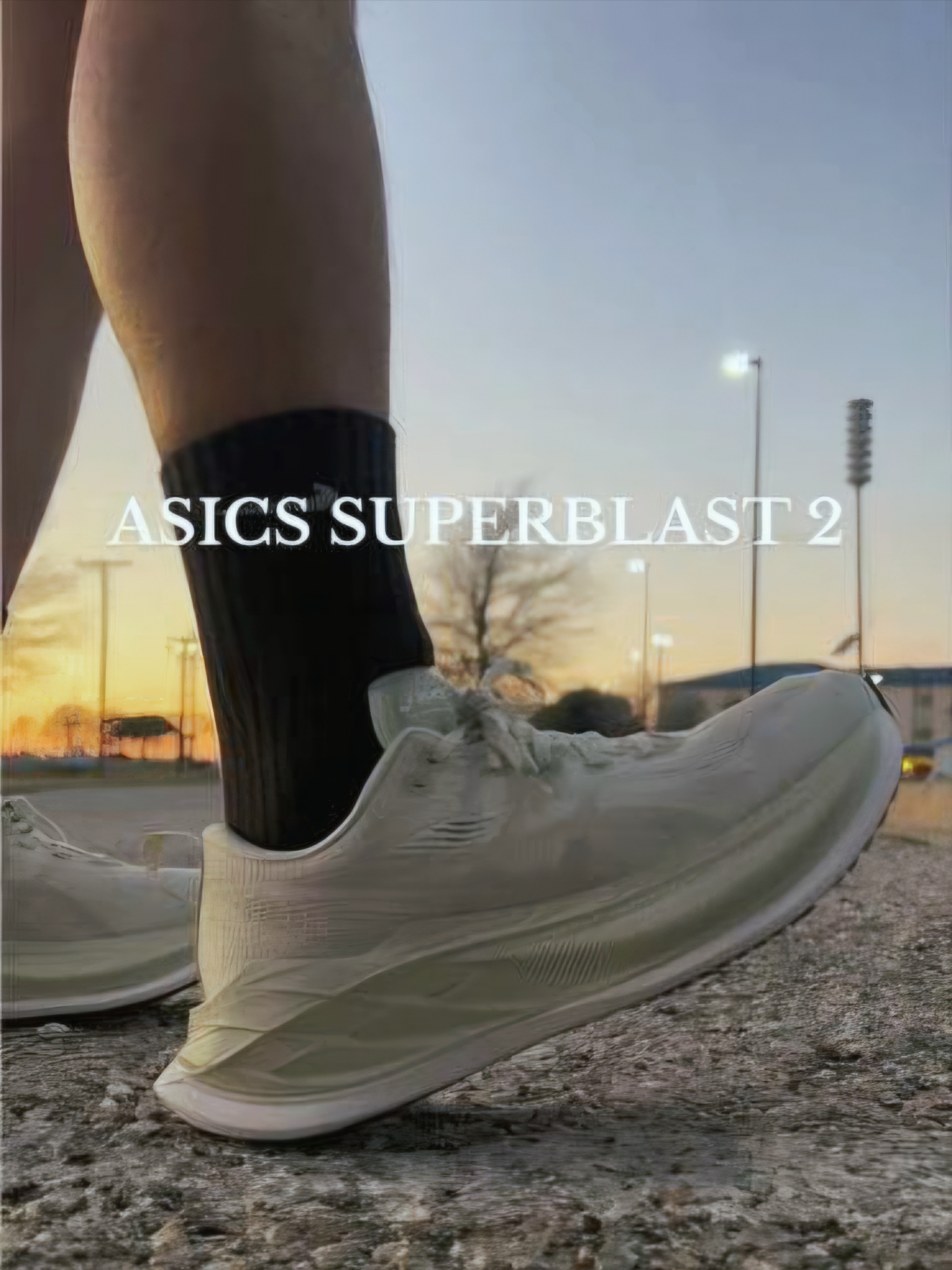 Asics Superblast 2 Lake Grey White Sage 착용 스타일