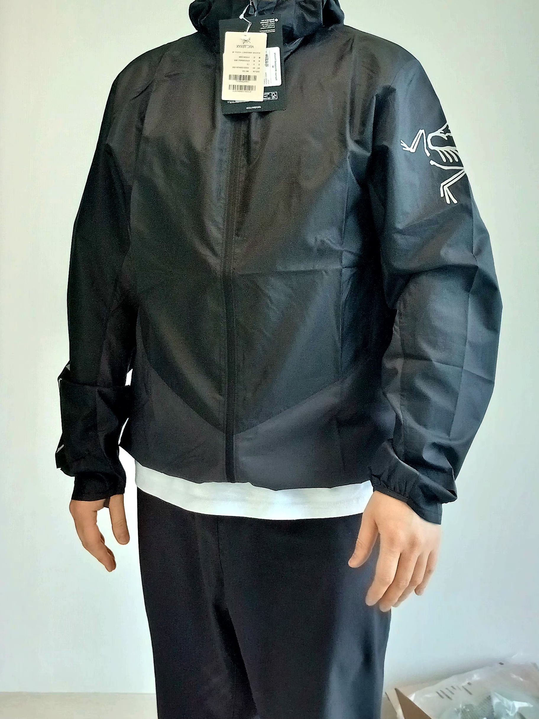 Arc'teryx Small Bird Cap 24K Black, Patagonia Terrebonne Joggers Black 착용 스타일 - 9