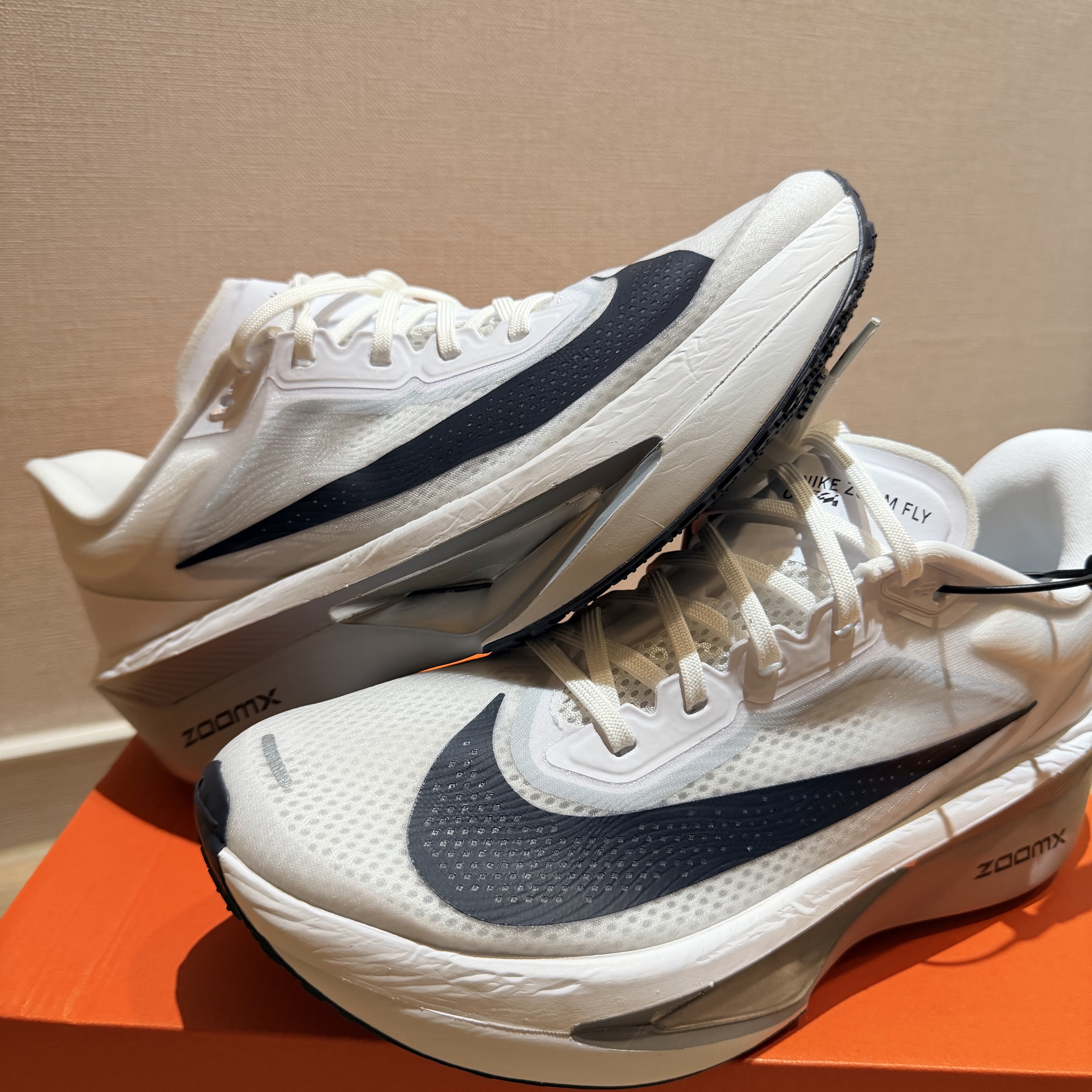 Nike Zoom Fly 6 White Pure Platinum 착용 스타일 - 2