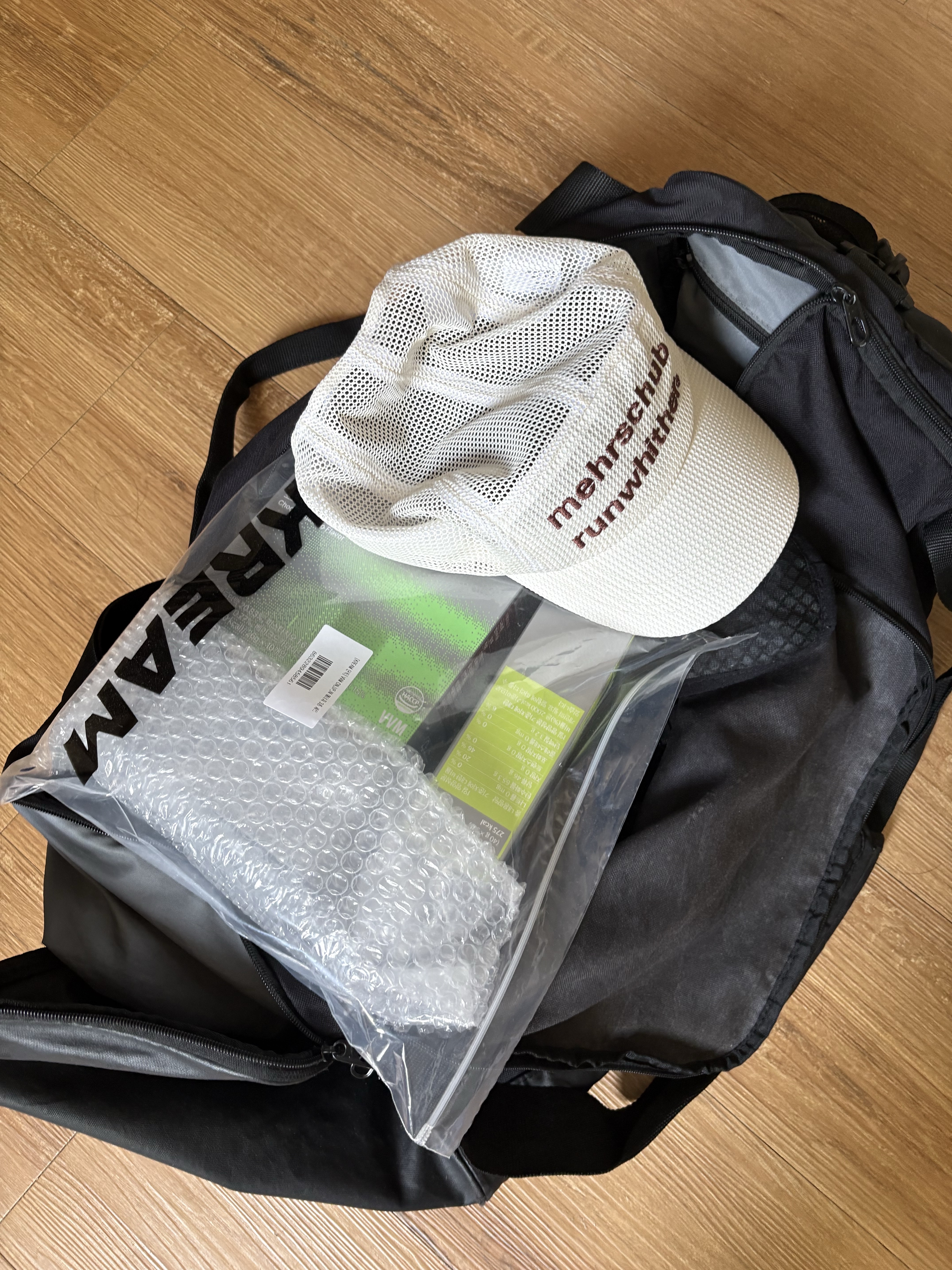 [KREAM 단독] RWR x MEHR Mesh Cap Ivory, [KREAM 단독] VVM ON,UP,IN Energy 3set 착용 스타일 - 5