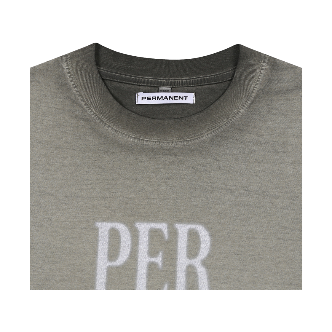 퍼머넌트 아카이브 세인트 오노레 워시드 반팔 티셔츠 (더스티 카키)(Permanent Archive Saint Honoré Washed Short Sleeve T-Shirt (Dusty Khaki)) - 3