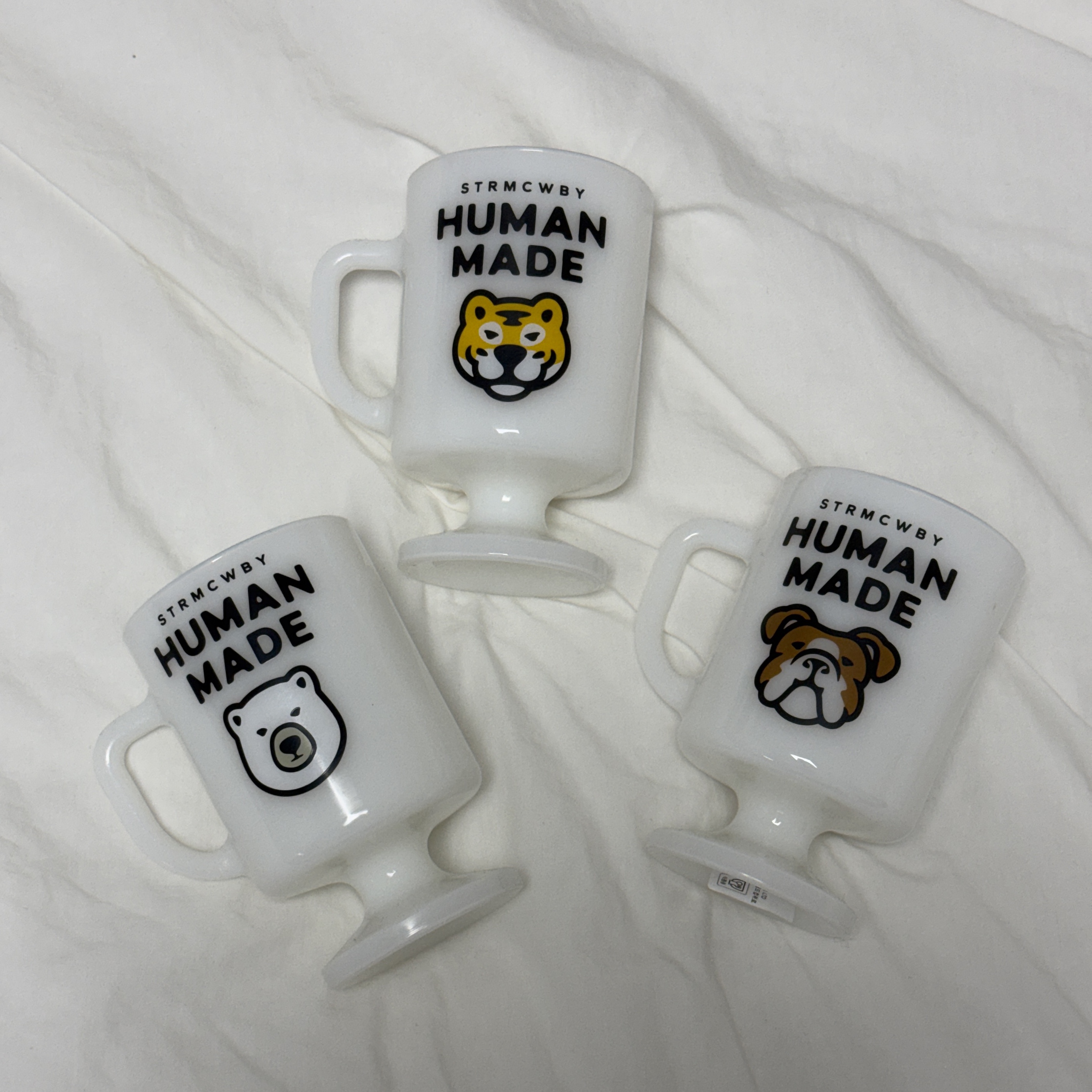Human Made Glass Pedestal Mug White, Human Made Glass Pedestal Mug White 착용 스타일 - 2
