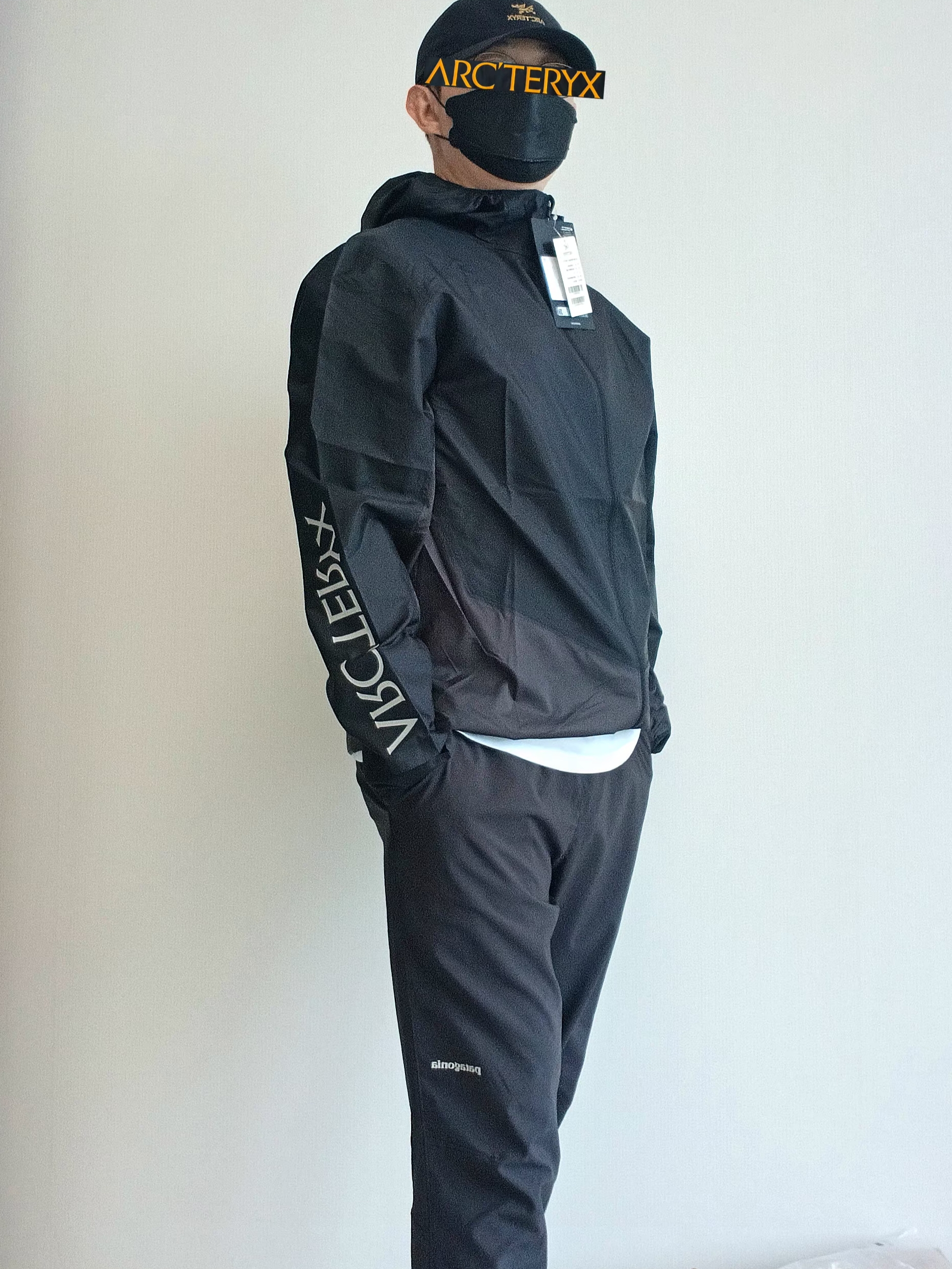 Arc'teryx Small Bird Cap 24K Black, Patagonia Terrebonne Joggers Black 착용 스타일 - 10