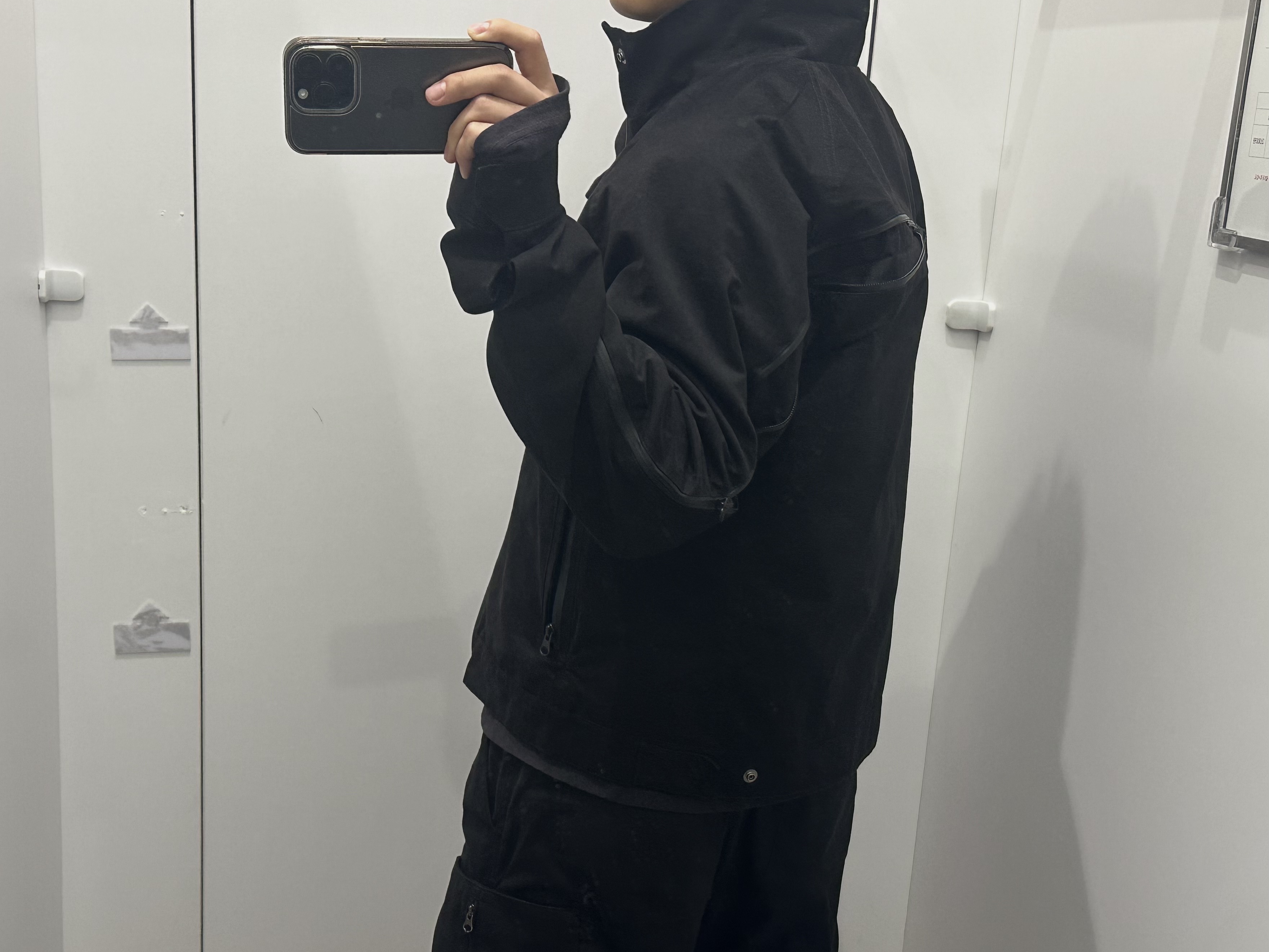 Sansan Gear Affine Curve Jacket Black_26SS 착용 스타일