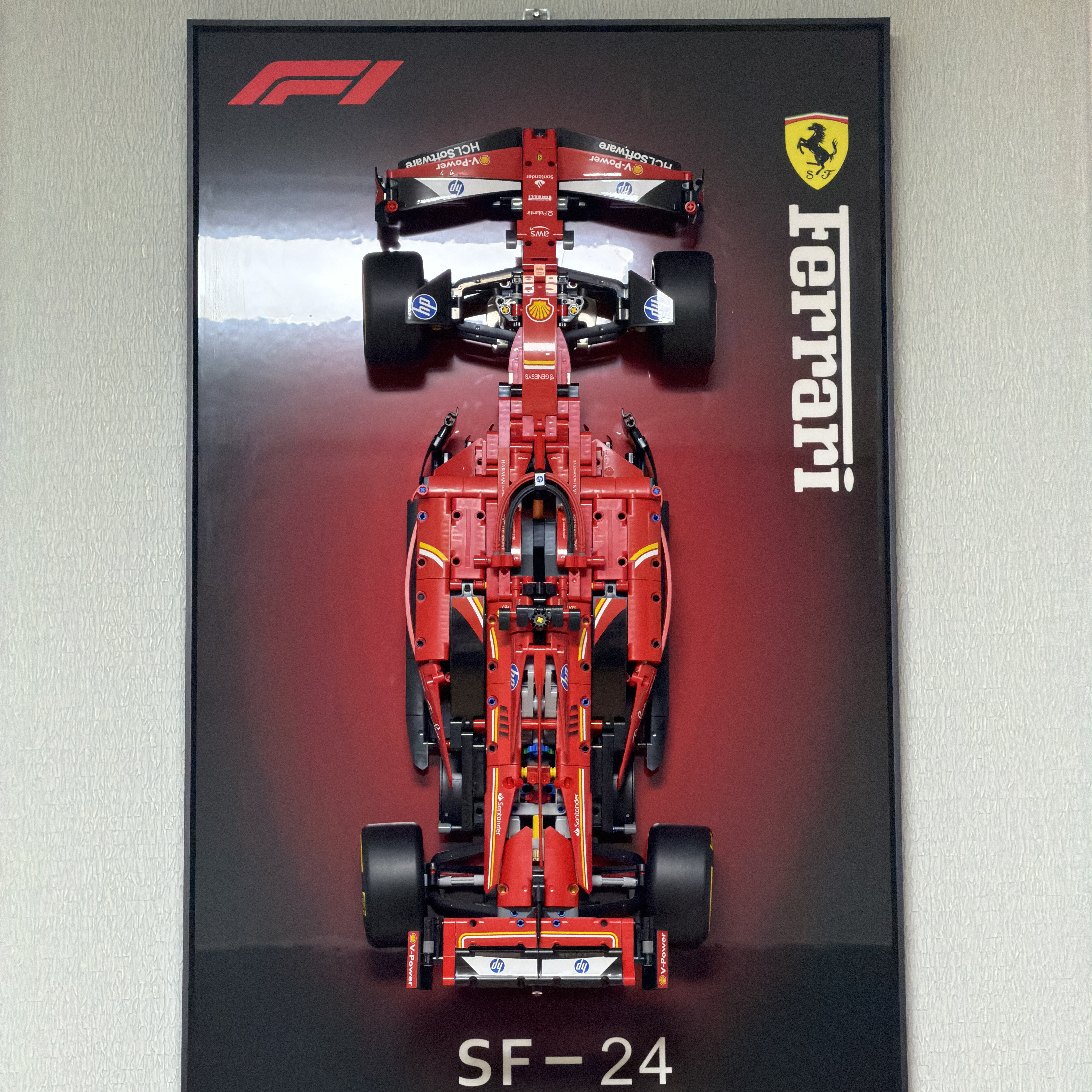Lego Ferrari SF-24 F1 Car 착용 스타일