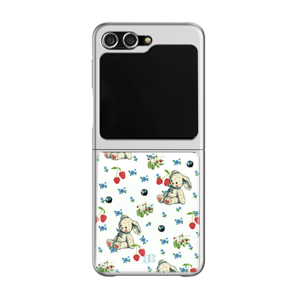어프어프 버니가든 에폭시 범퍼 케이스 실버(earpearp Bunny Garden Epoxy Bumper Case - Silver) - 2