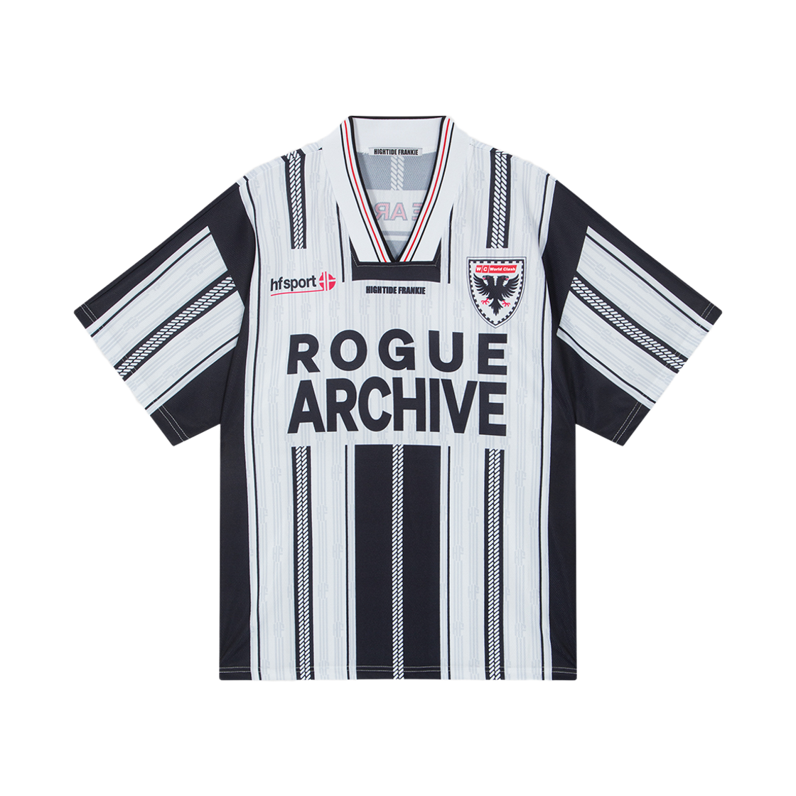 HF26BST021BK HIGHTIDE FRANKIE World Clash Football Jersey Black