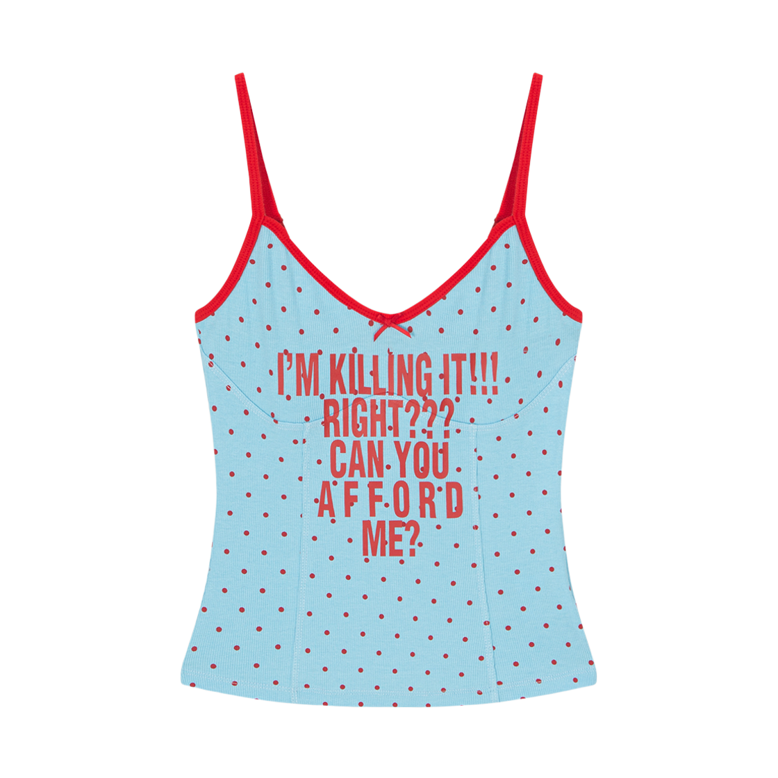 HF26BSL006SB HIGHTIDE FRANKIE Afford Me Cami Sky Blue