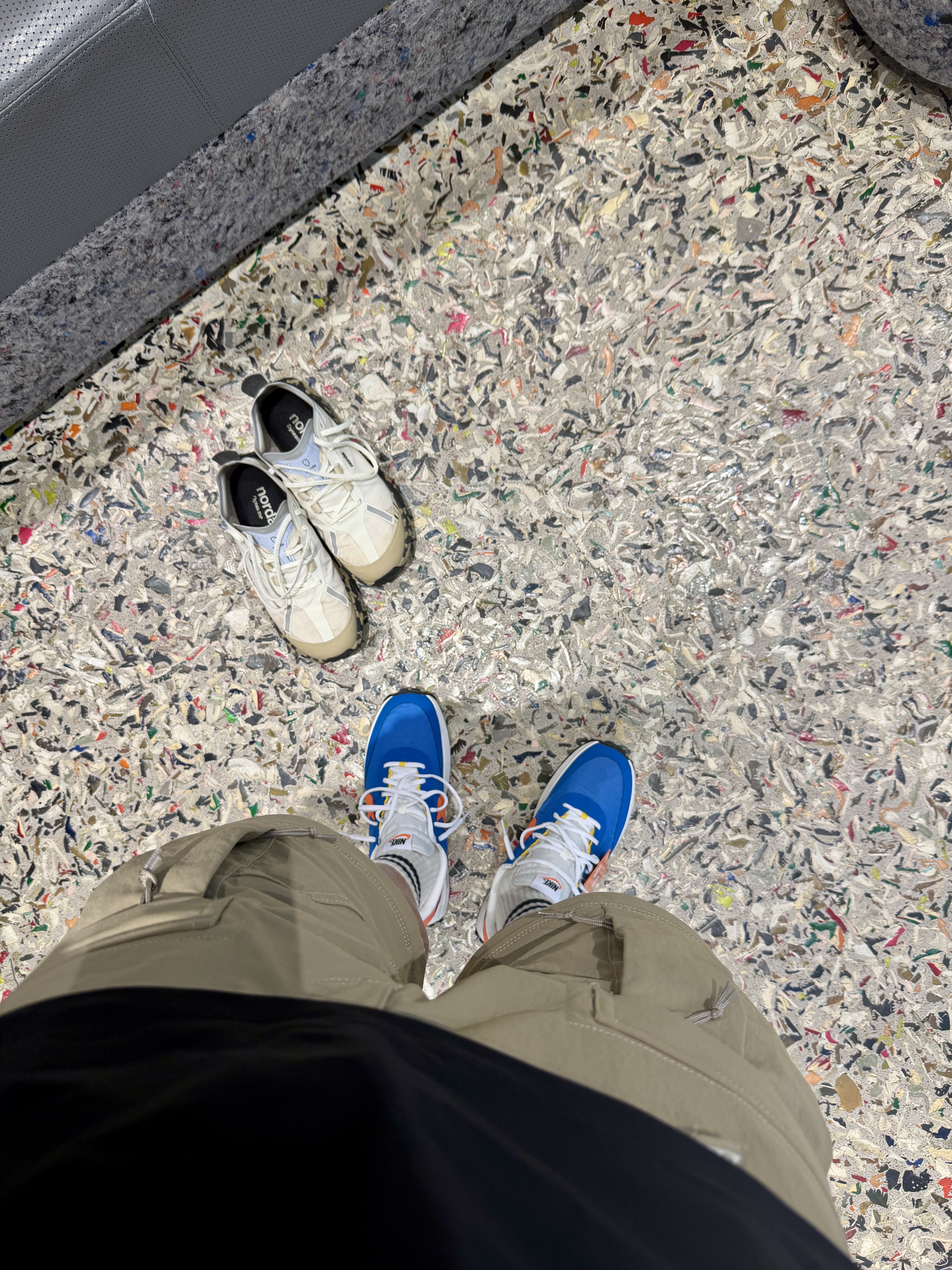 Nike ACG LDV Brilliant Blue Sail, Norda 001A Abyss 착용 스타일 - 2