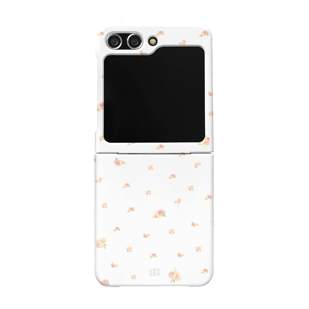 어프어프 소프트로즈 화이트 하드 케이스(earpearp Soft Rose White Hard Case) - 2