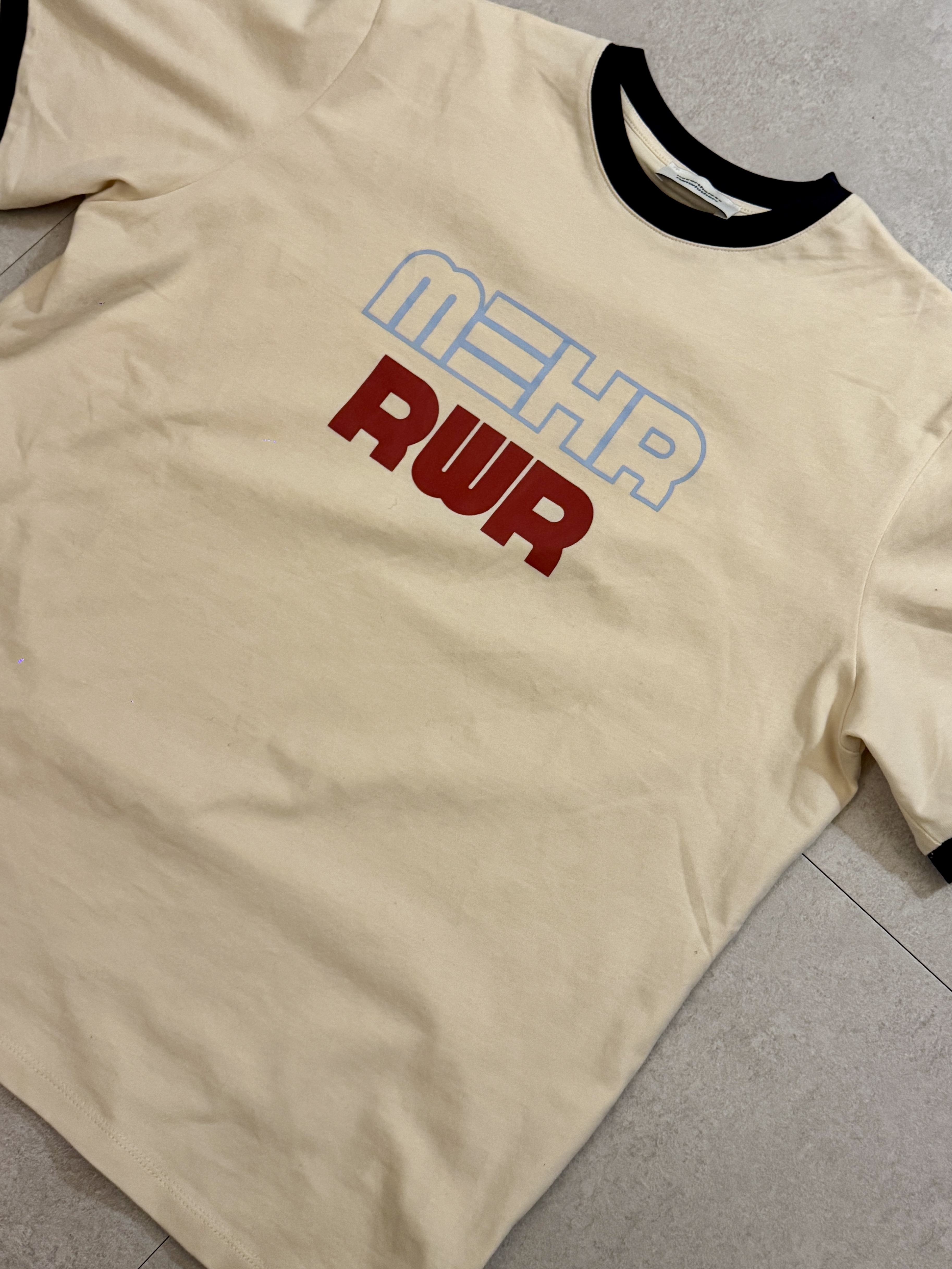 [KREAM 단독] RWR x MEHR Ringer T-Shirt Cream, Puma x Jiyong Kim V-S1 Craft DW Ivory 착용 스타일 - 7