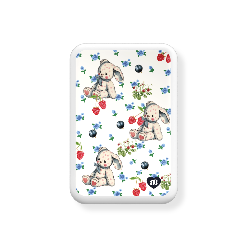 어프어프 버니가든 맥세이프 호환 보조배터리 5000mAh(earpearp Bunny Garden Magnetic Wireless Power Bank 5000mAh)