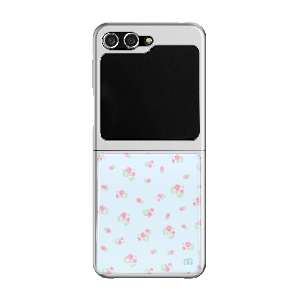 어프어프 리틀가든 블루 에폭시 범퍼 케이스 실버(earpearp Little Garden Blue Epoxy Bumper Case - Silver) - 2