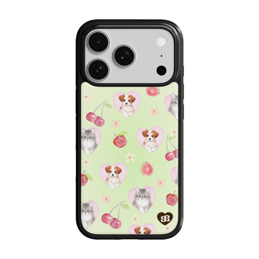 어프어프 애플체리클럽 에폭시 범퍼 케이스(earpearp Apple Cherry Club Epoxy Bumper Case) - 1