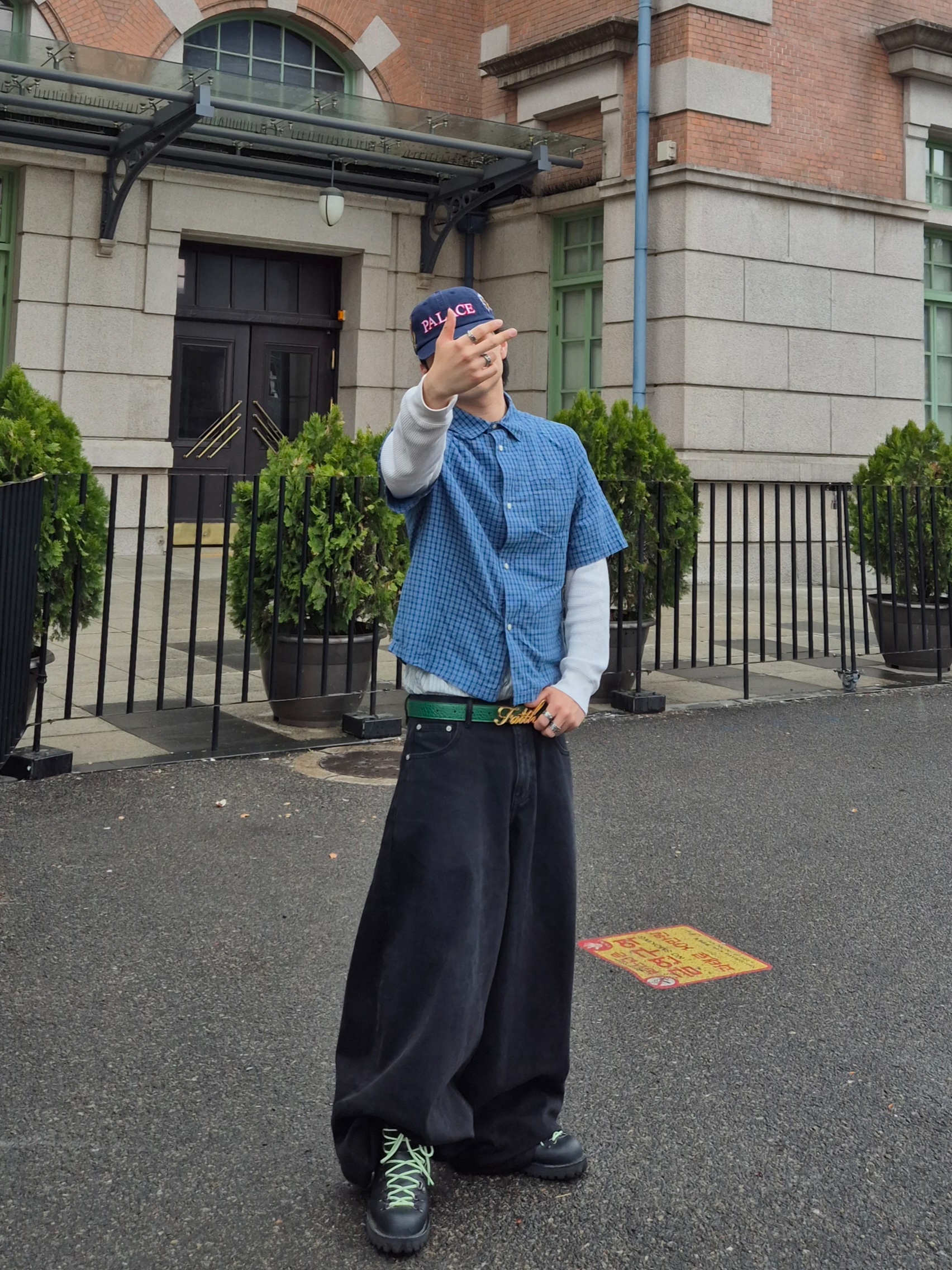 Palace Rugby 6-Panel Navy - 25SS ์ฐฉ์ฉ ์คํ์ผ - 1