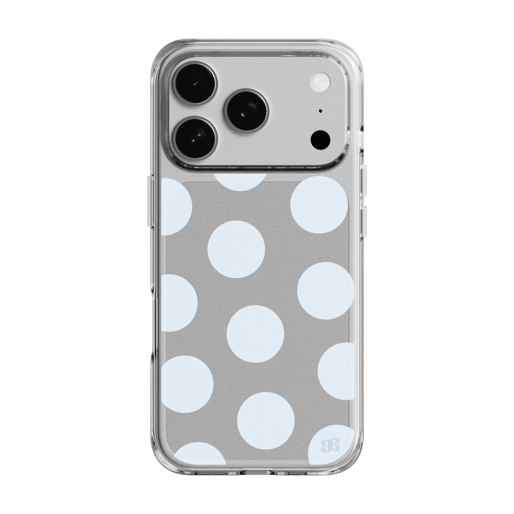 E2603_0036 earpearp Pompom Dot Baby Blue Jelly Case