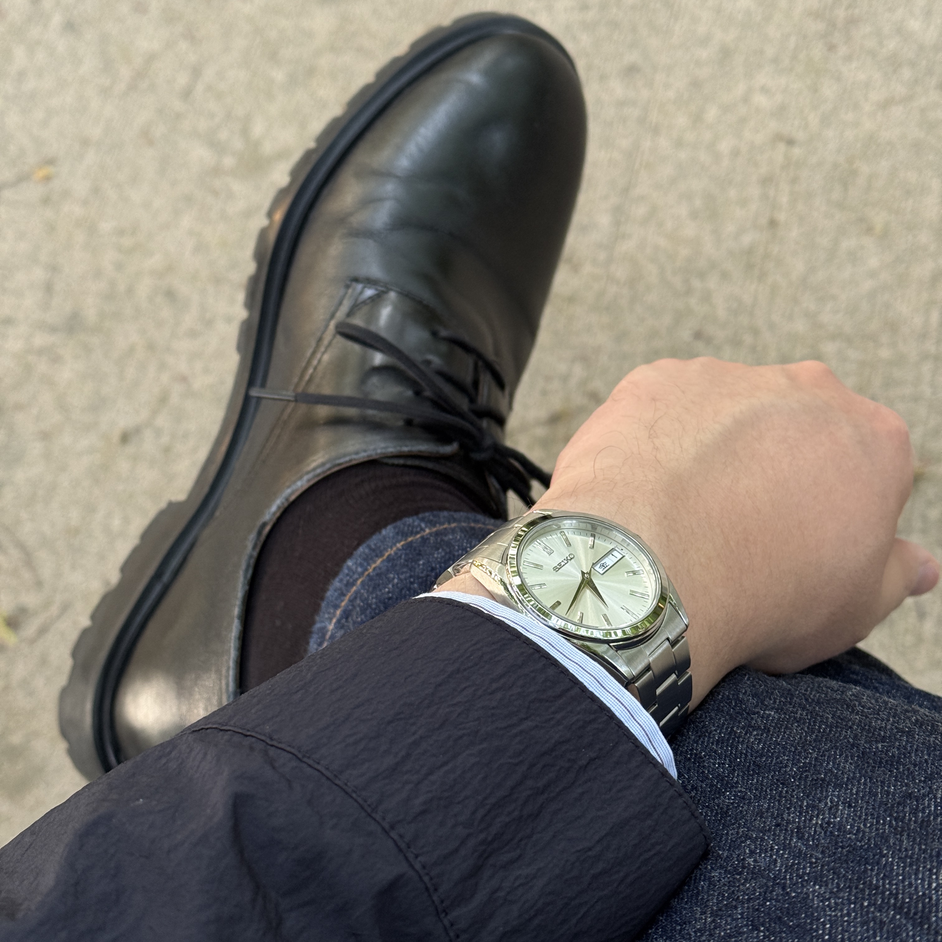 Seiko SBTH007 Silver 착용 스타일
