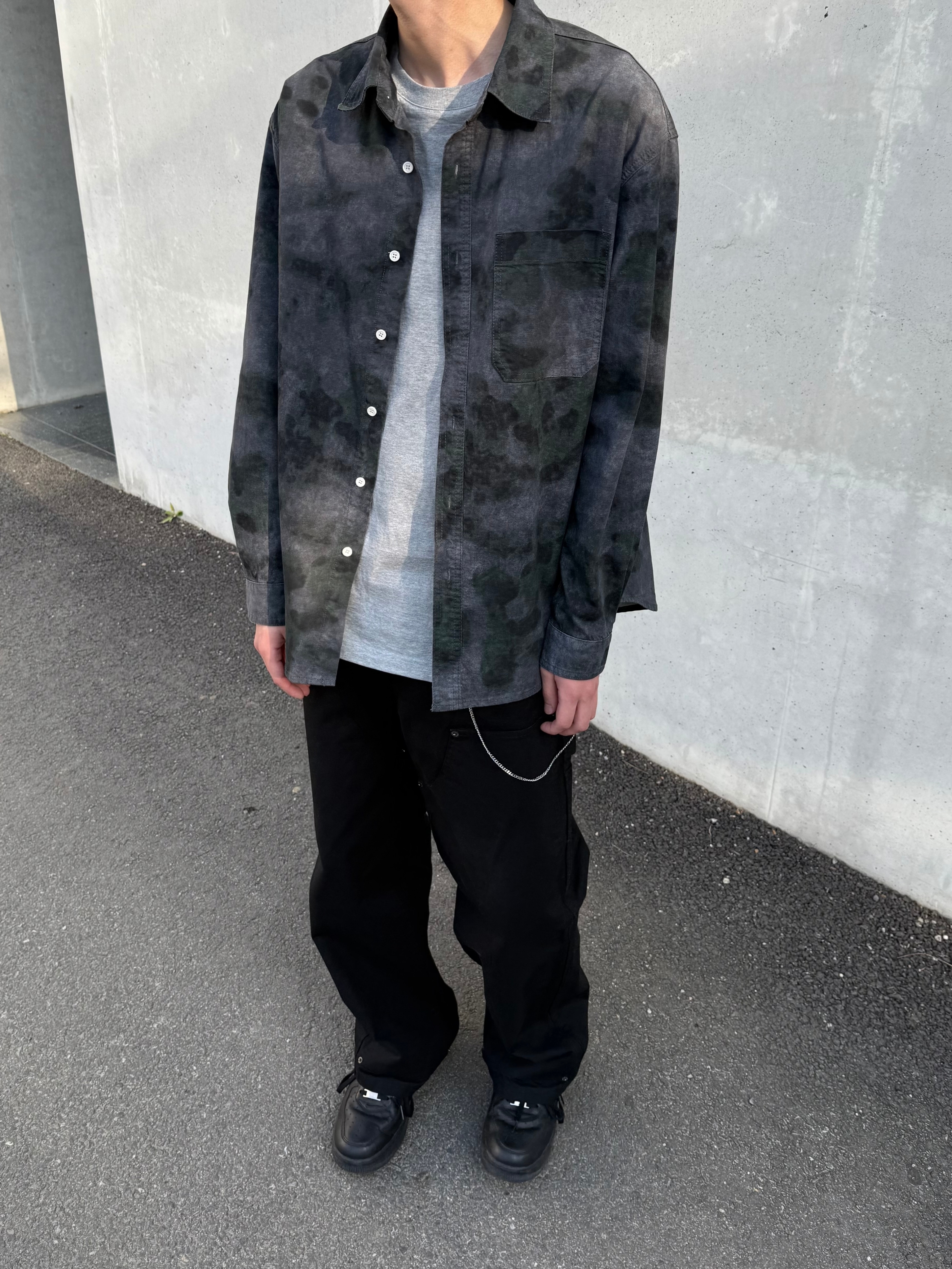 Nike x Supreme Air Force 1 Low Black 착용 스타일 - 1