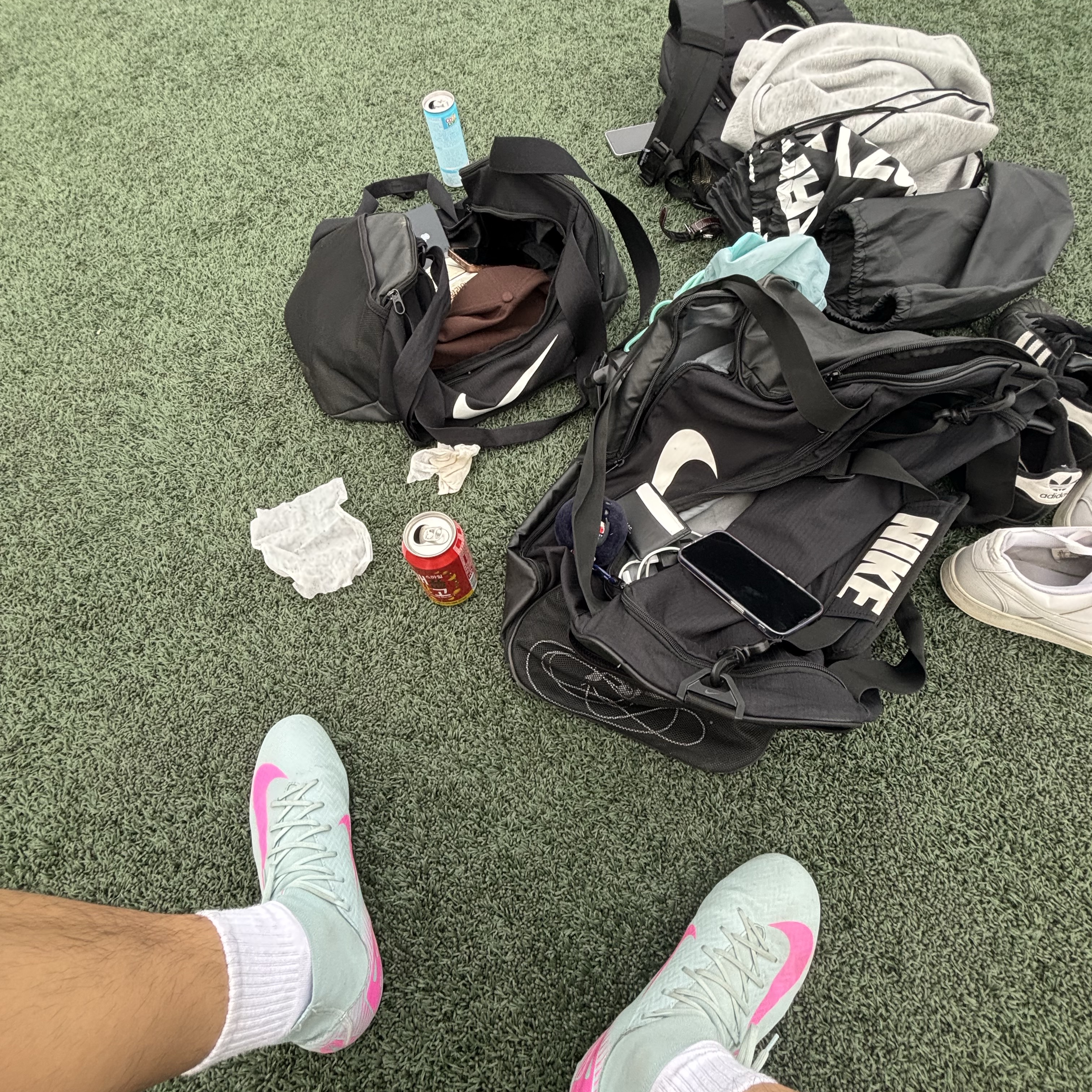 Nike Zoom Mercurial Vapor 16 Elite FG Ocean Cube Pink Blast 착용 스타일