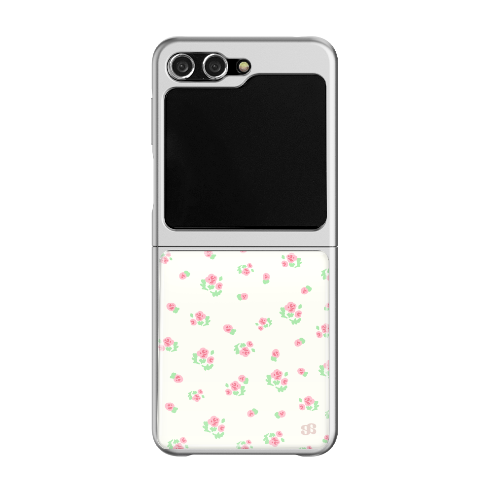어프어프 리틀가든 크림 에폭시 범퍼 케이스 실버(earpearp Little Garden Cream Epoxy Bumper Case - Silver) - 2