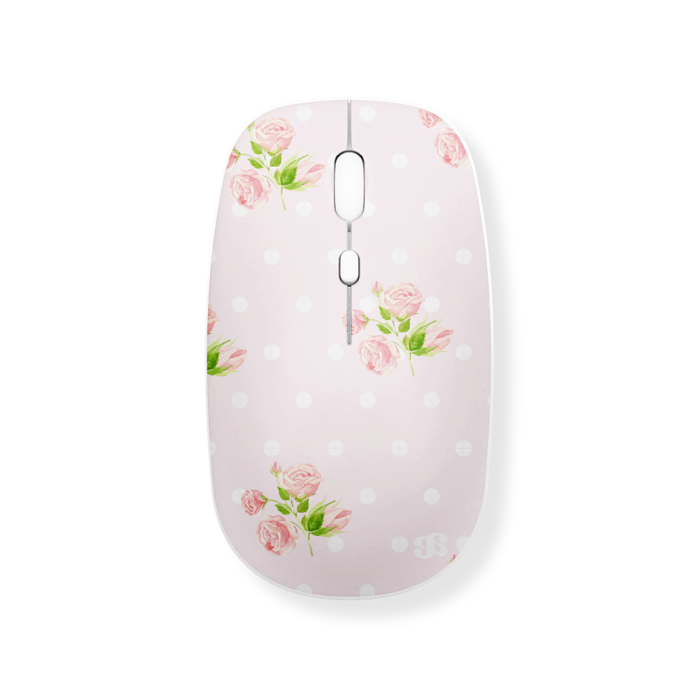어프어프 파우더로즈 무선 마우스(earpearp Powder Rose Wireless Mouse)