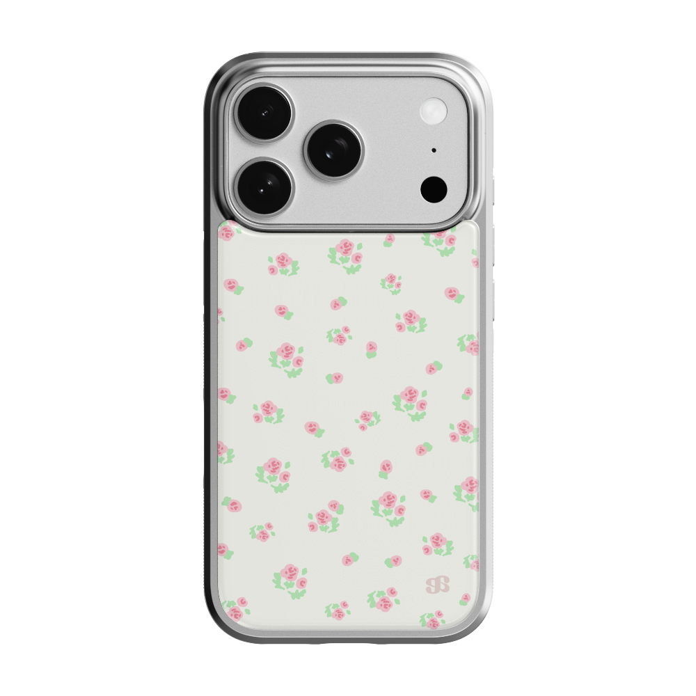 어프어프 리틀가든 크림 에폭시 범퍼 케이스 실버(earpearp Little Garden Cream Epoxy Bumper Case - Silver) - 1