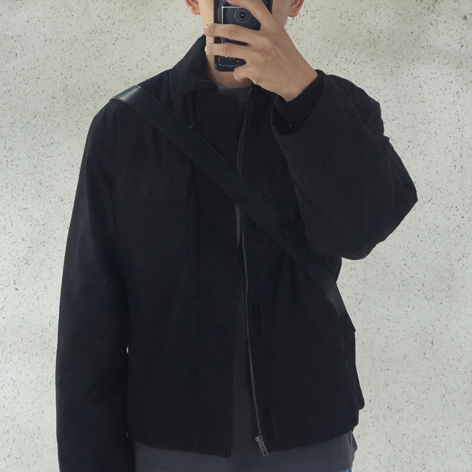Supreme Cordura Twill Utility Jacket Black - 26SS 착용 스타일