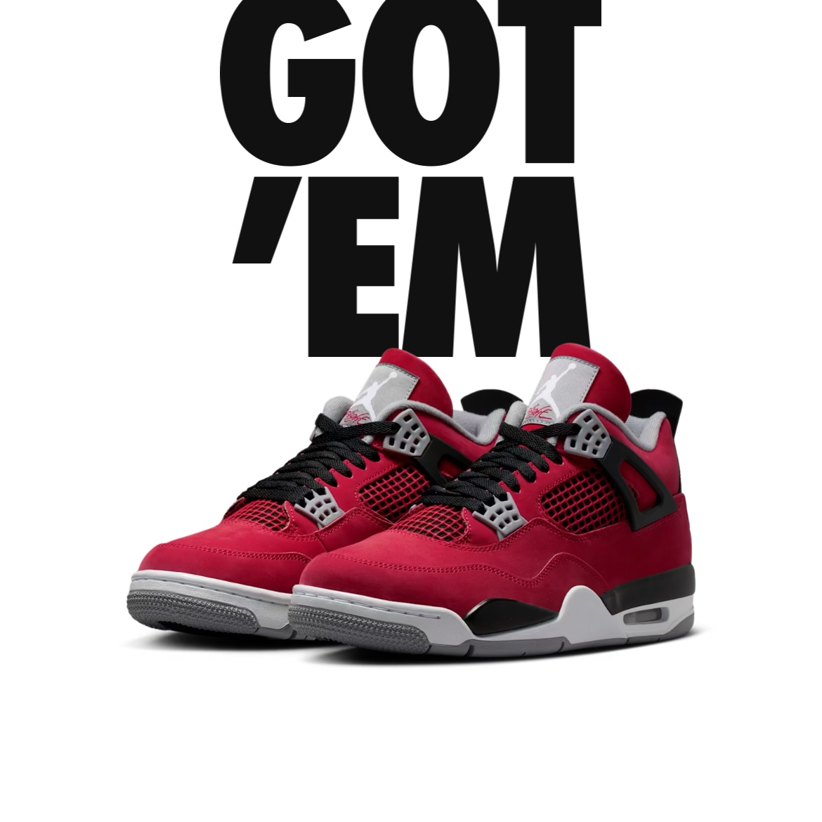 Jordan 4 Toro Bravo Fire Red and Black 2026 착용 스타일