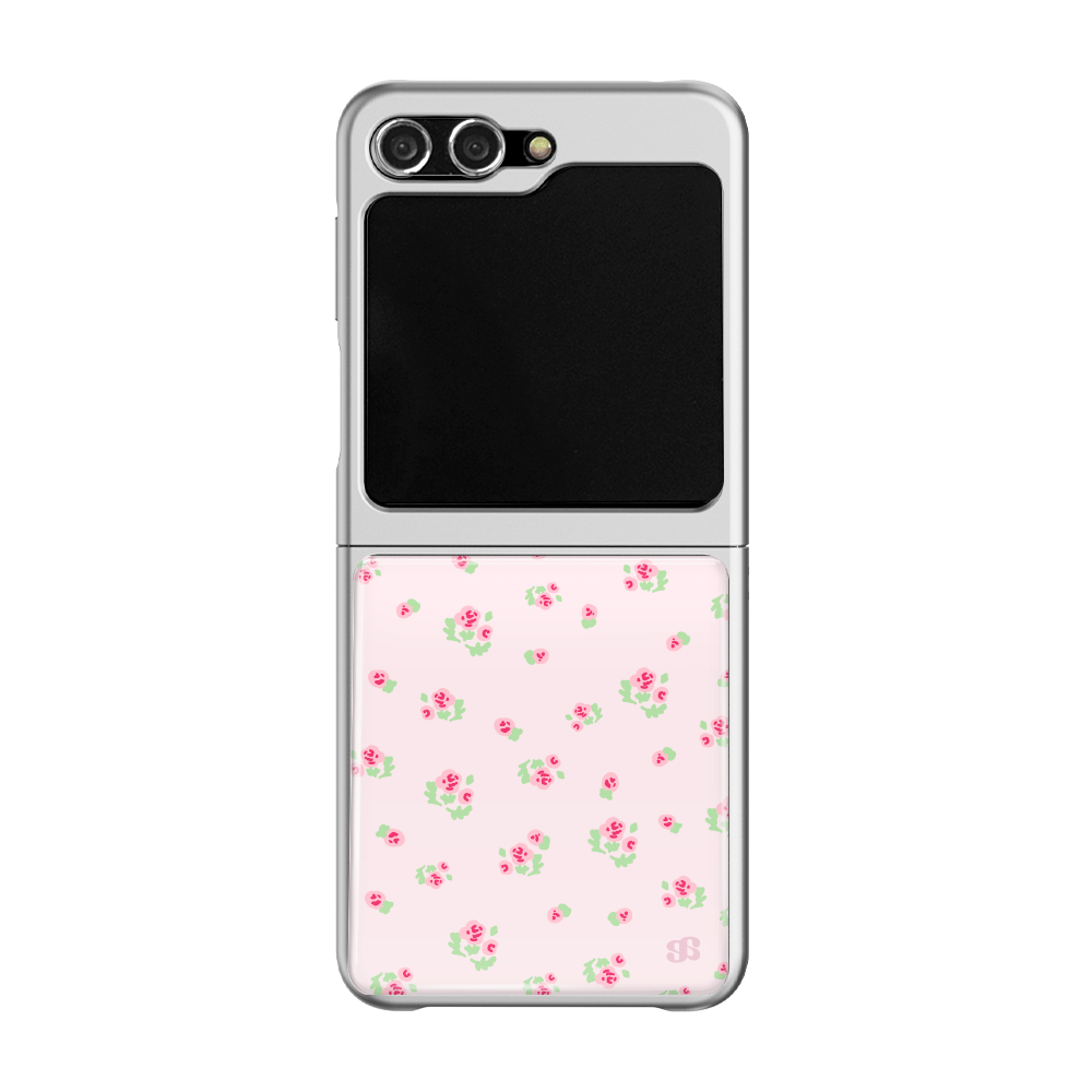 어프어프 리틀가든 핑크 에폭시 범퍼 케이스 실버(earpearp Little Garden Pink Epoxy Bumper Case - Silver) - 2
