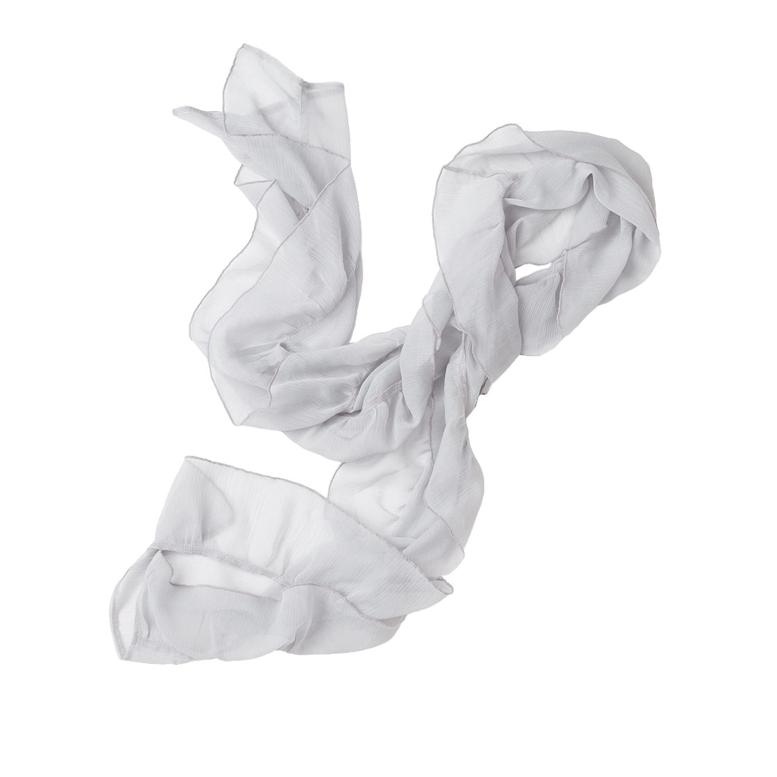 밀로 우먼 시어 웨이브 랩 스카프 쿨 그레이(MILLO WOMEN Sheer Wave Wrap Scarf Cool Gray)