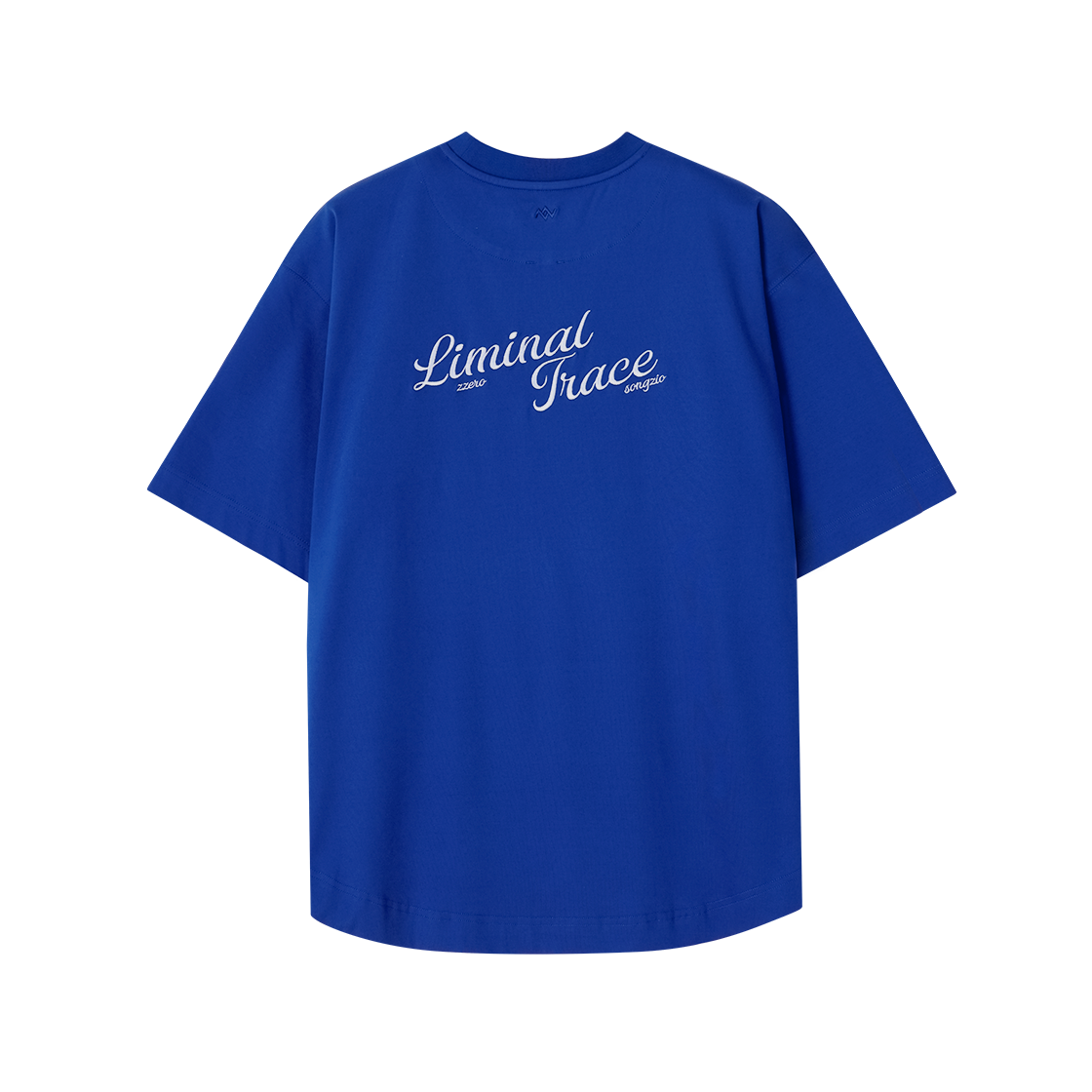 송지오 지제로 리미널 트레이스 커브컷 티셔츠 블루(SONGZIO ZZERO Liminal Trace Curve Cut T Shirt Blue) - 2