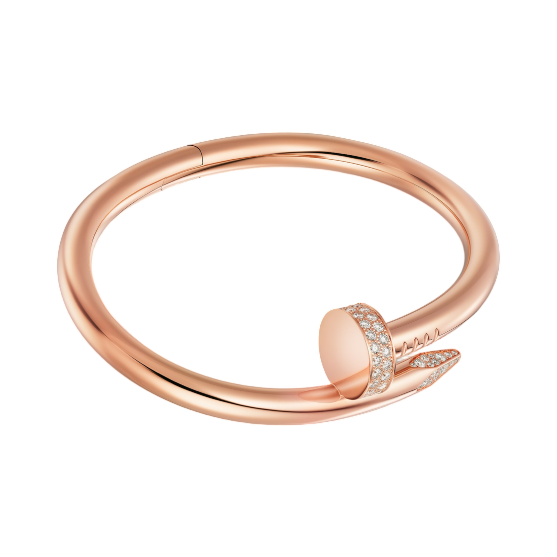 N67217 Cartier Juste un Clou Bracelet Large Pink Gold Diamonds