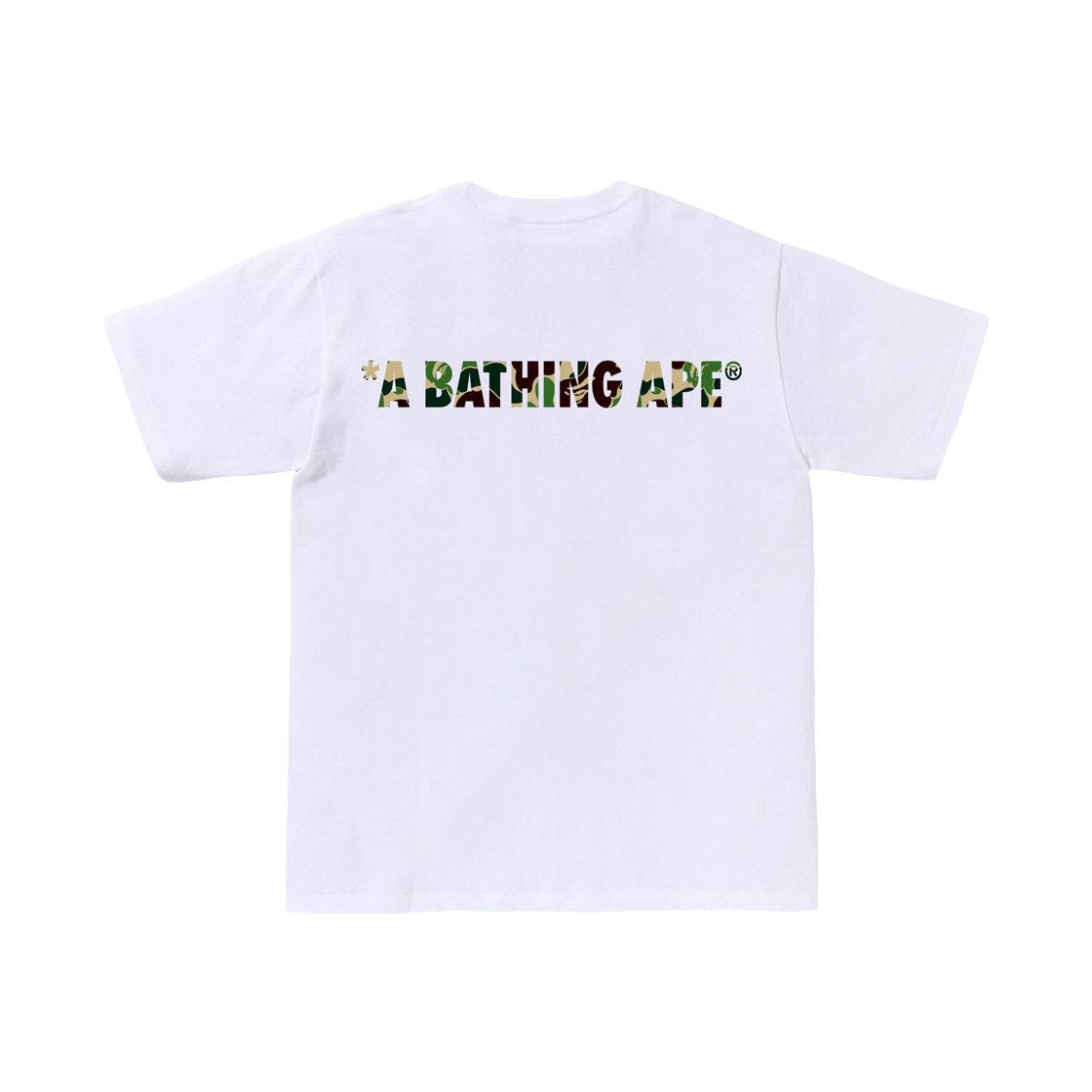 베이프 ABC 카모 원 포인트 티셔츠 화이트 그린(BAPE ABC Camo One Point T-Shirt White Green) - 2