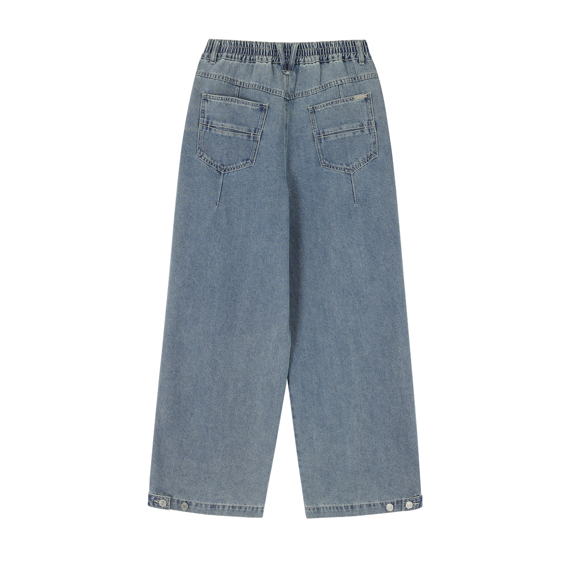 송지오 옴므 크로스 턱 와이드 데님 라이트 블루(SONGZIO HOMME Cross Tuck Wide Denim Light Blue) - 2