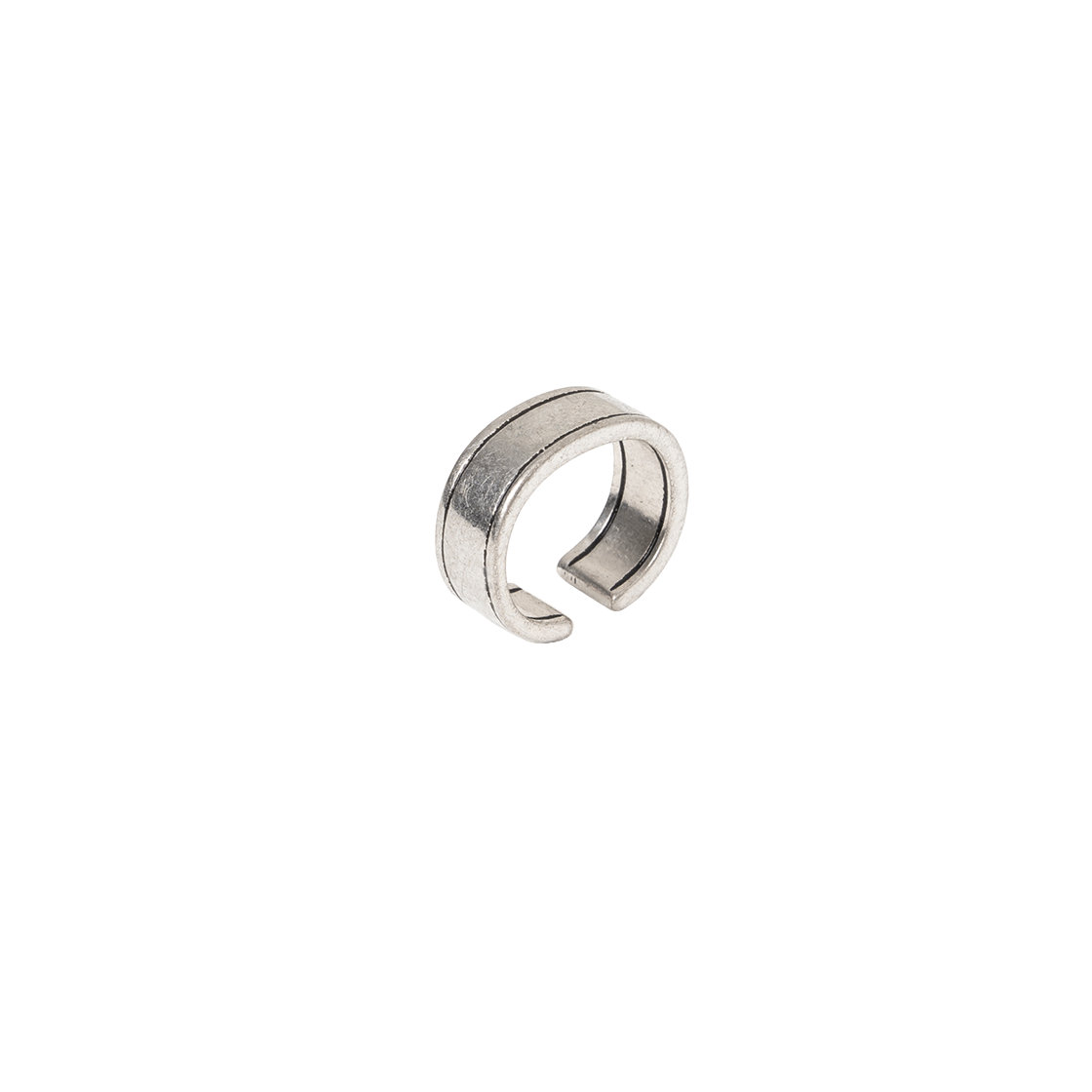 밀로 우먼 플랫 라인 이어커프 빈티지 실버(MILLO WOMEN Flat Line Earcuff Vintage Silver) - 1