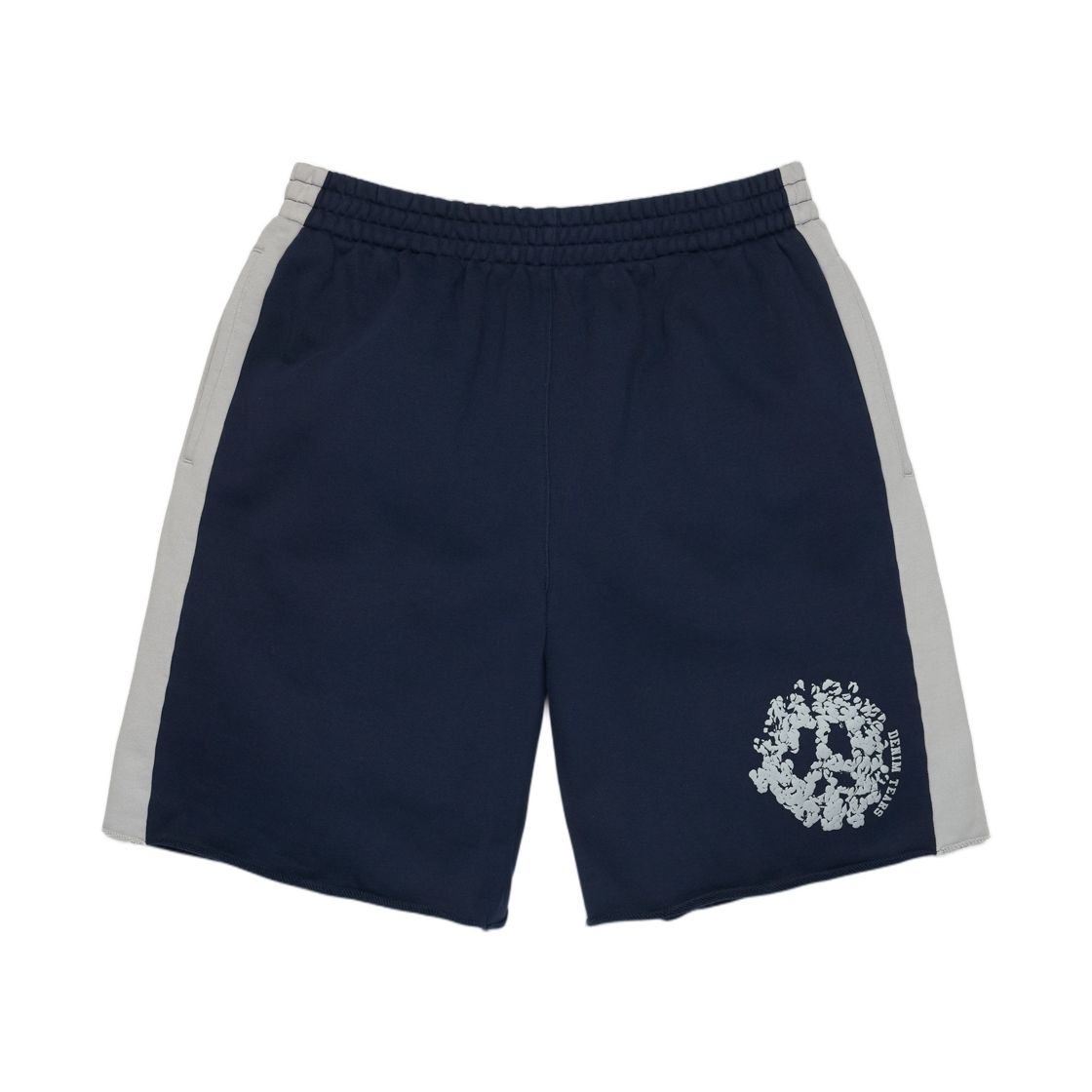 데님 티어스 데님 U 패널드 스웨트쇼츠 네이비(Denim Tears Denim U Paneled Sweatshort Navy)