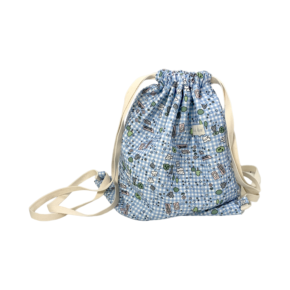 뮤즈무드 써니 파크 스트링 파우치 백(Musemood Sunny Park String Pouch Bag)