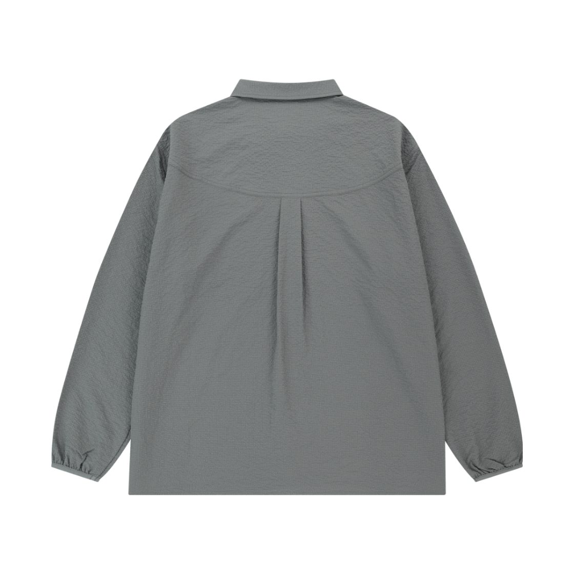 챕터엑스 브리서블 크링클 립 코치 셔츠 그레이(Chapter.X Breathable Crinkle Rib Coach Shirt Grey) - 2