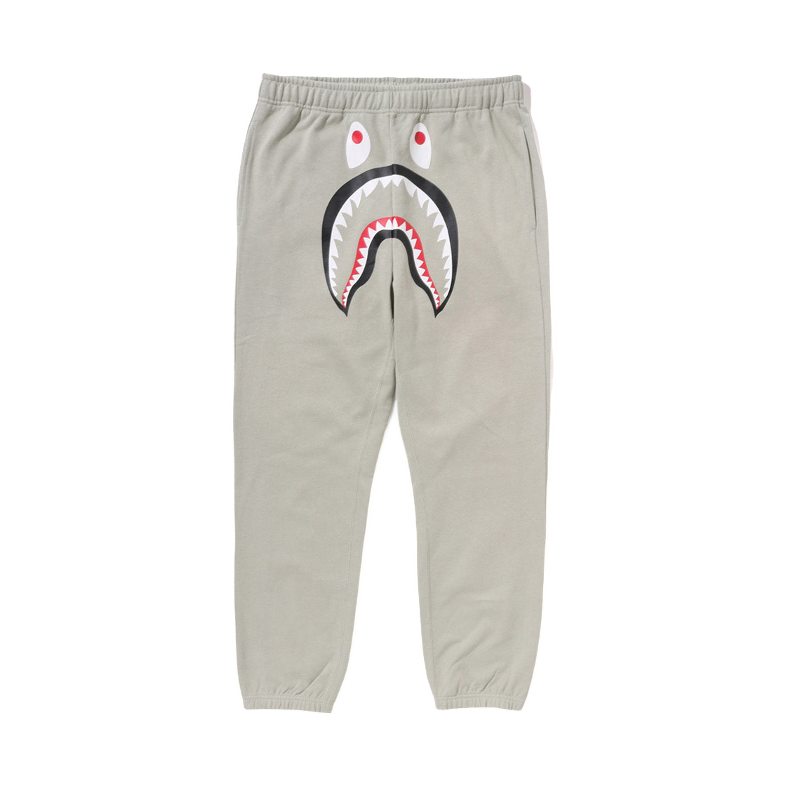 베이프 샤크 레귤러 핏 스웨트팬츠 올리브드랩(BAPE Shark Regular Fit Sweatpants Olivedrab) - 1