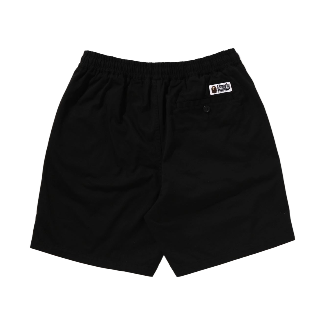 베이프 원 포인트 엘라스티케이티드 릴렉스드 핏 쇼츠 블랙(BAPE One Point Elasticated Relaxed Fit Shorts Black) - 2