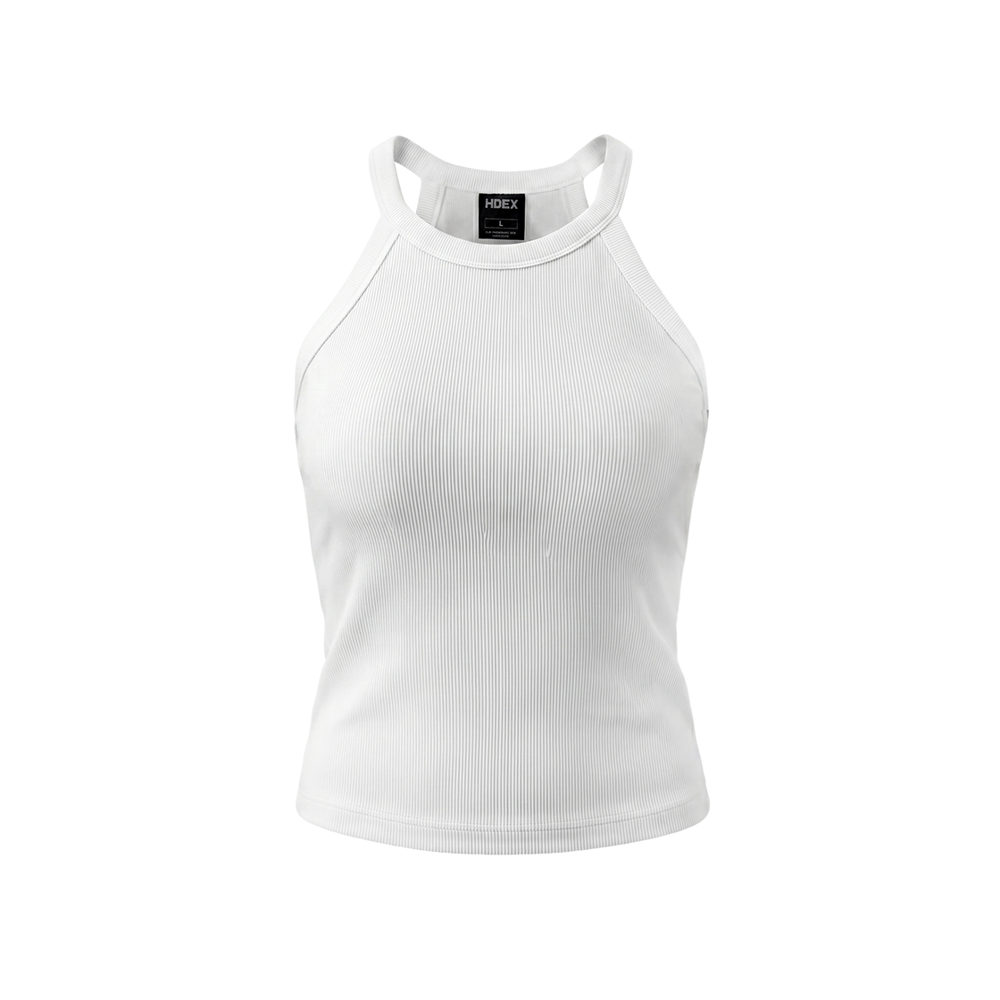 에이치덱스 소프트 스킨 홀터넥 브라탑 화이트(HDEX Soft Skin Halterneck Bra Top White)