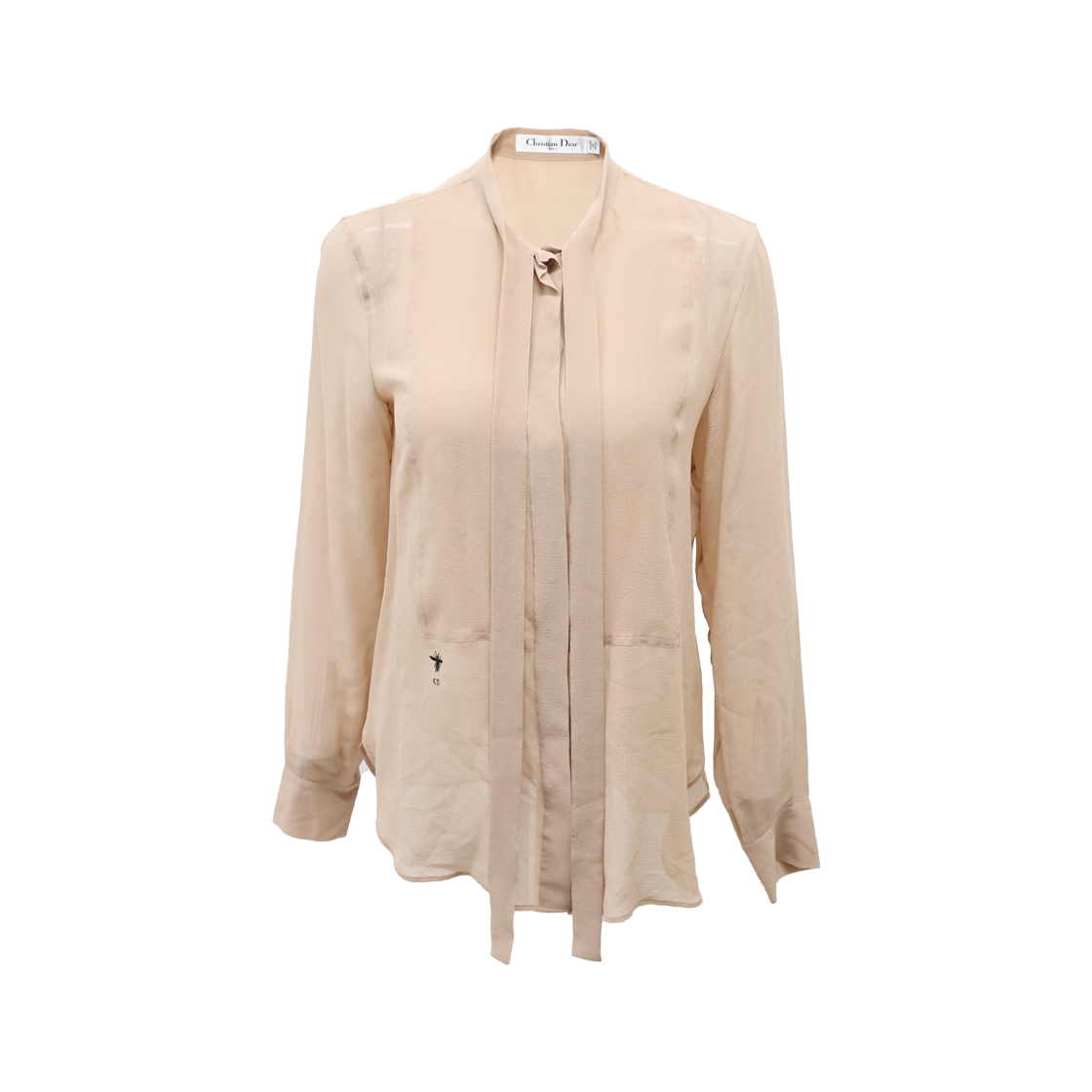 디올 보우타이 블라우스 실크(Dior Silk Bow Tie Blouse) - 1