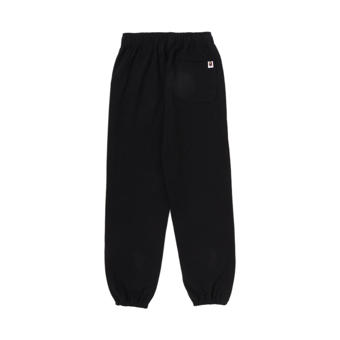 (W) 베이프 에이프 헤드 원 포인트 루즈 핏 스웨트팬츠 블랙((W) BAPE Ape Head One Point Loose Fit Sweatpants Black) - 2