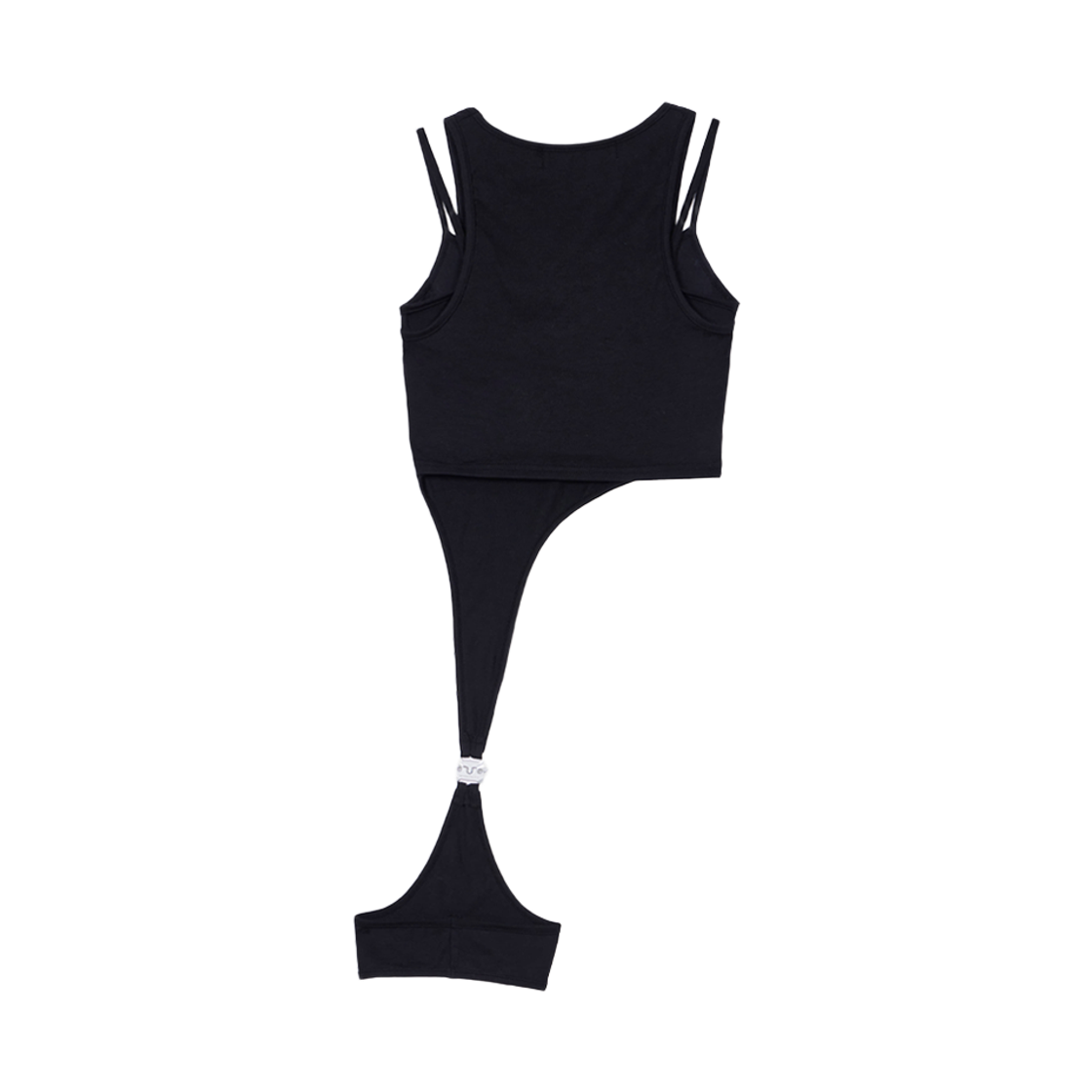 분트 컷아웃 가터 슬리브리스 블랙(VOONT Cut Out Garter Sleeveless (BLACK)) - 2