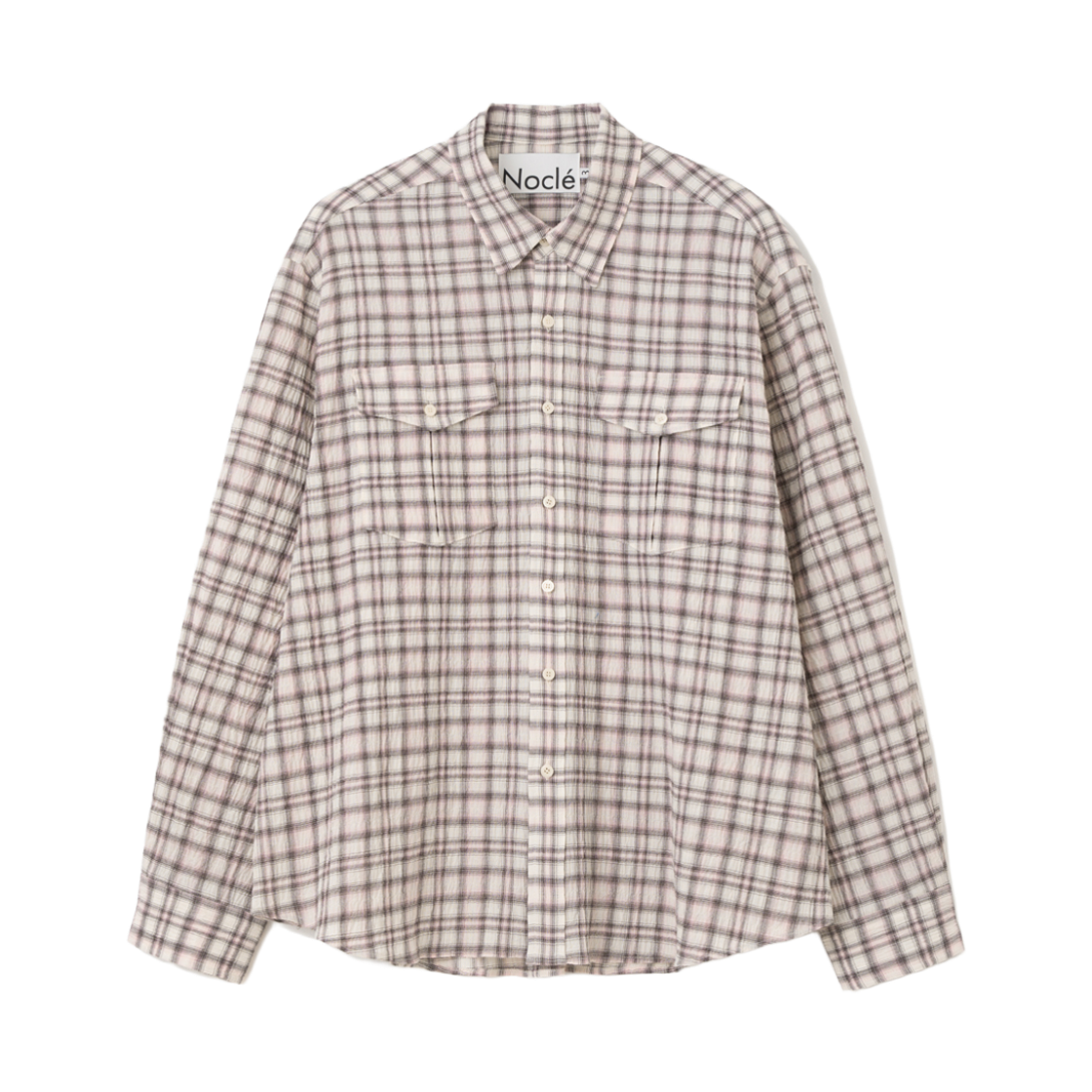 노클 헌터 체크 셔츠 V3 핑크(Nocle Hunter Check Shirts V3 Pink)