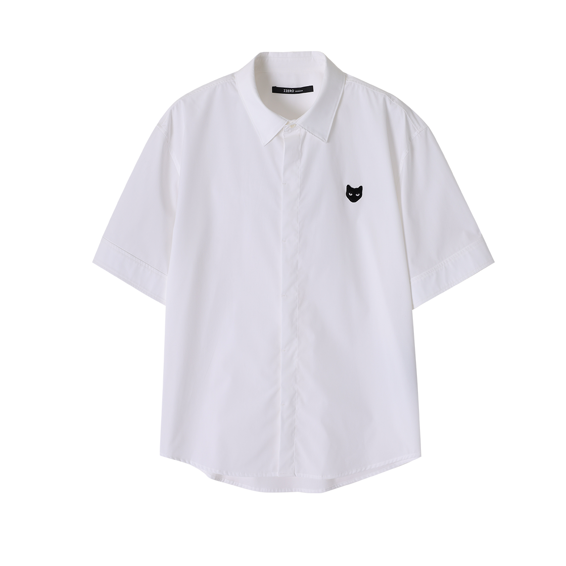 SI3SH802WH SONGZIO ZZERO Panther Half Shirt White