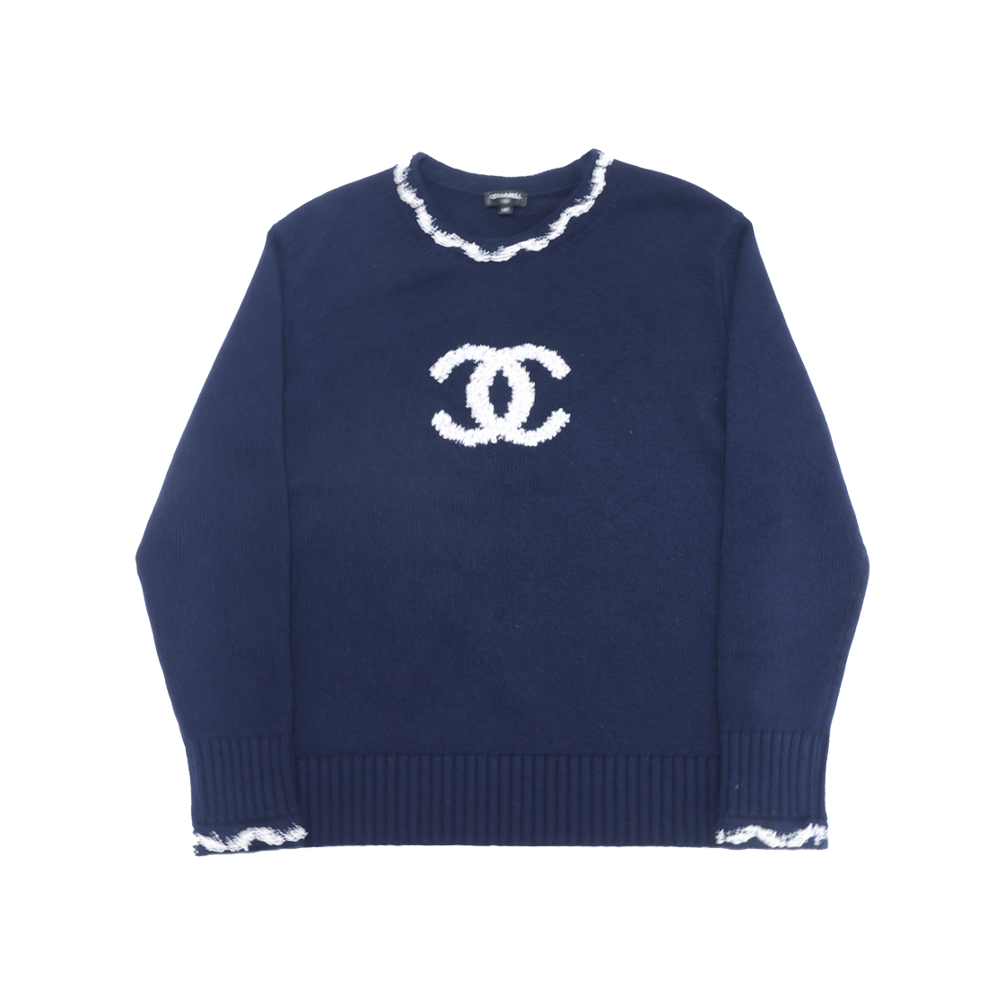 샤넬 니트 스웨터 캐시미어 나일론 네이비(Chanel Cashmere Nylon Knit Sweater Navy)